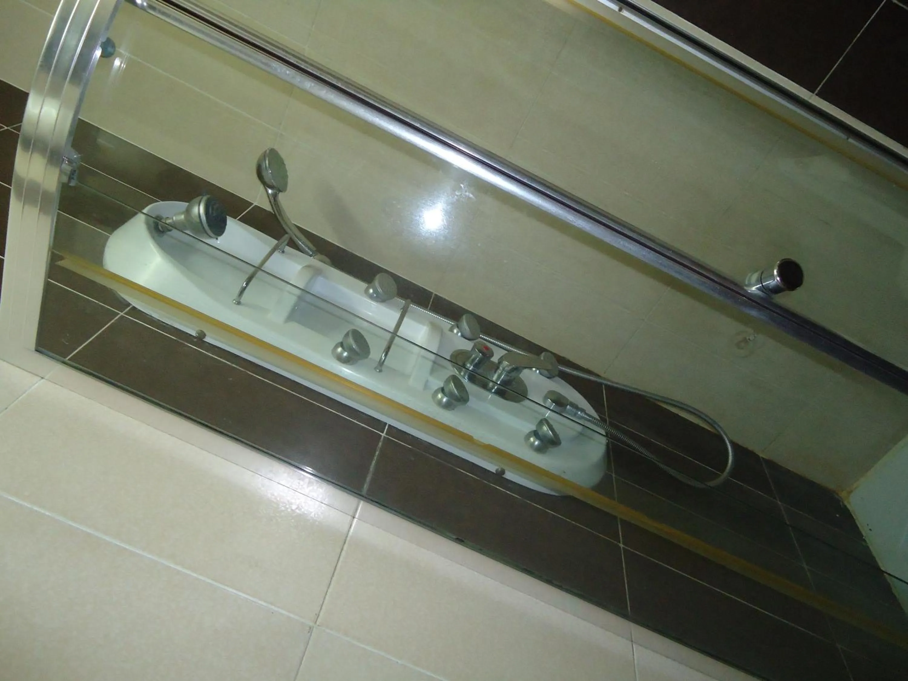 Shower in Freedom Hostel