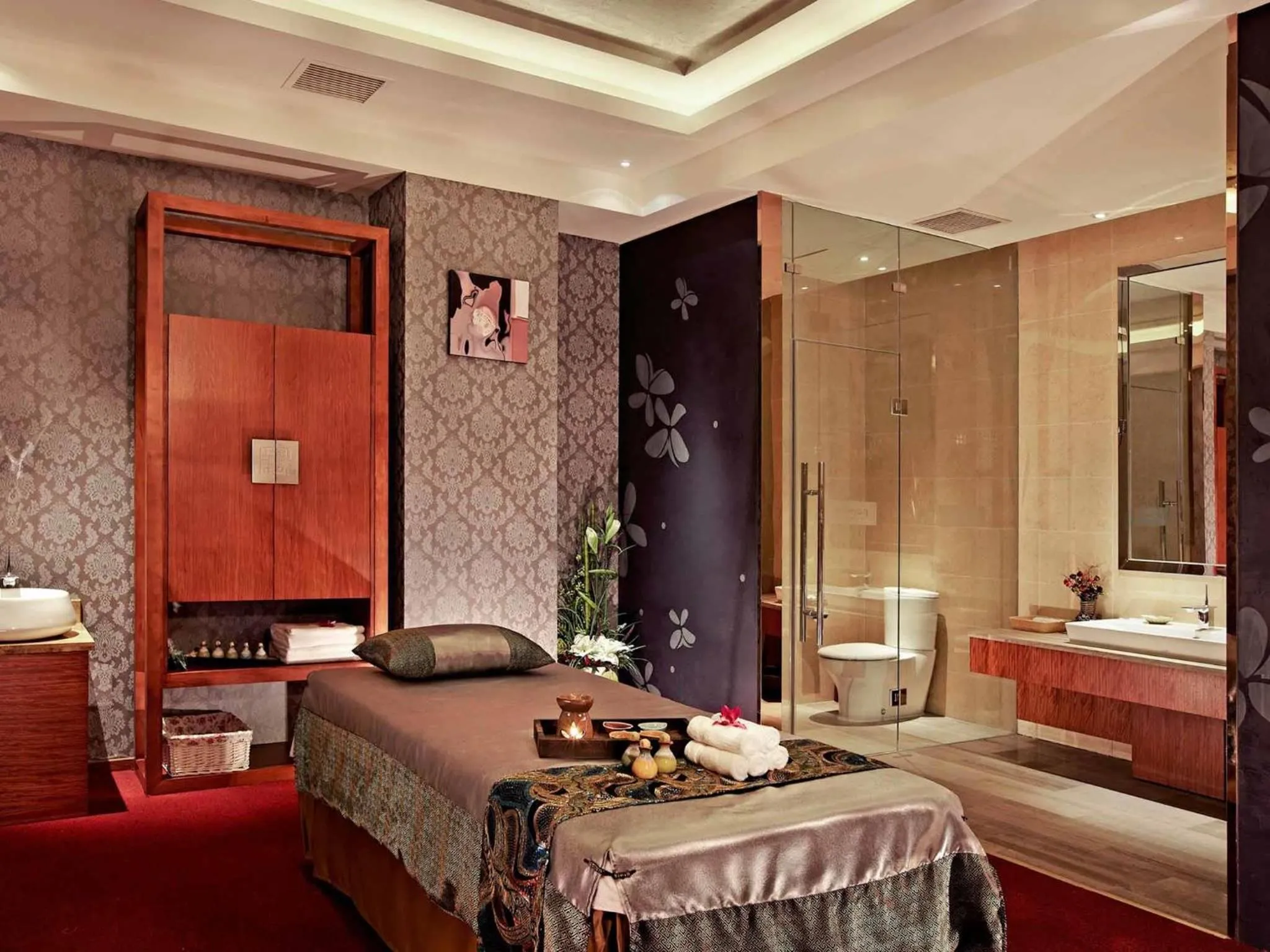 Spa and wellness centre/facilities, Bed in Pullman Xiamen Powerlong