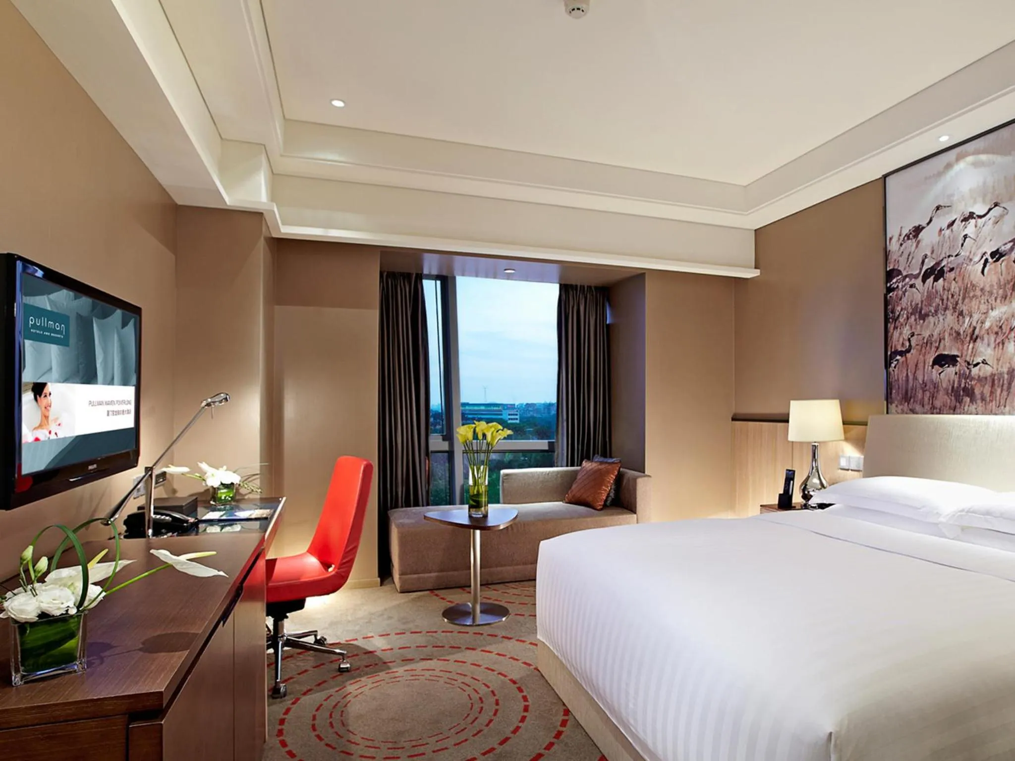Bedroom, Bed in Pullman Xiamen Powerlong