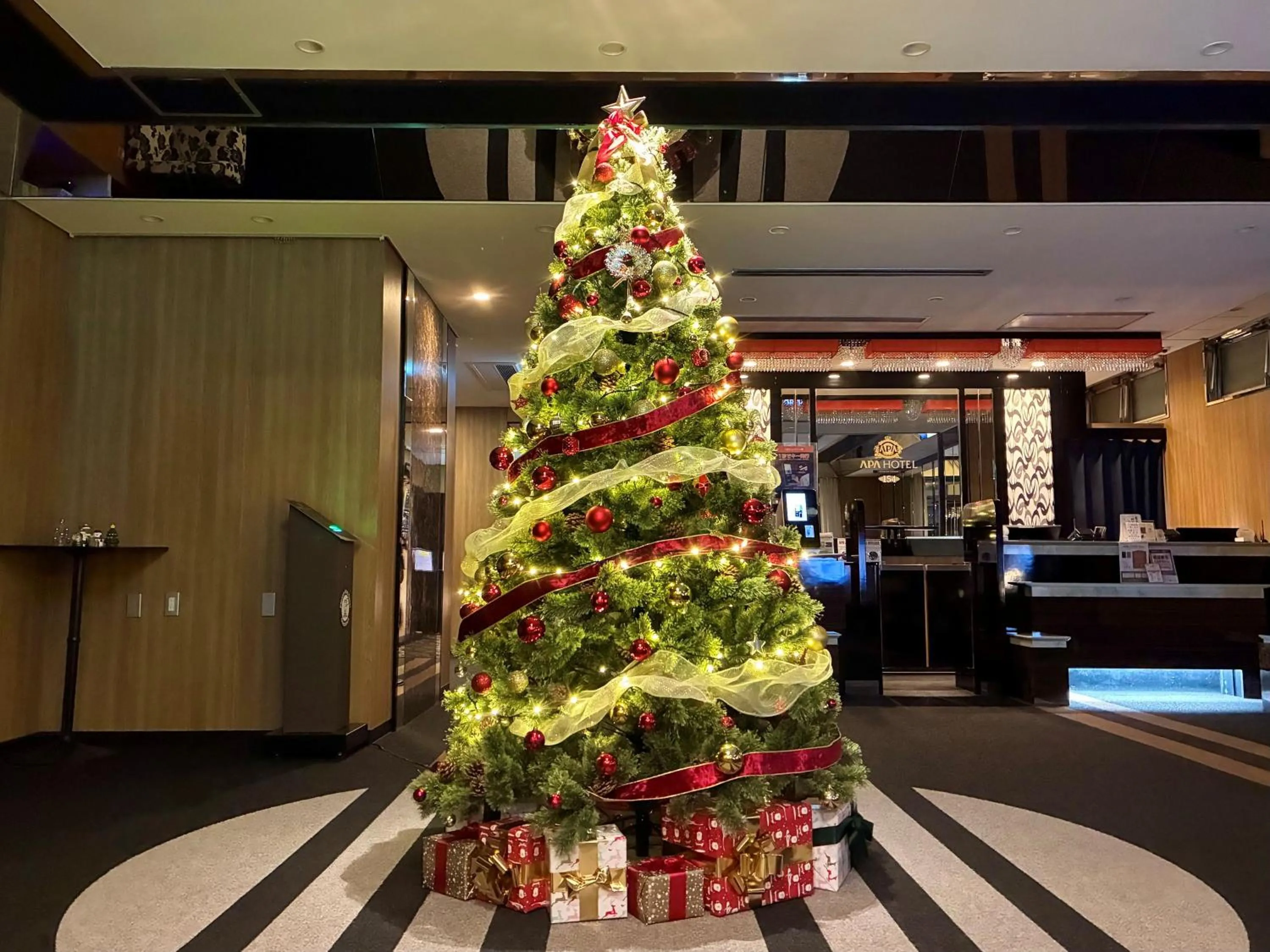 Decorative detail in APA Hotel Kitakami Ekinishi