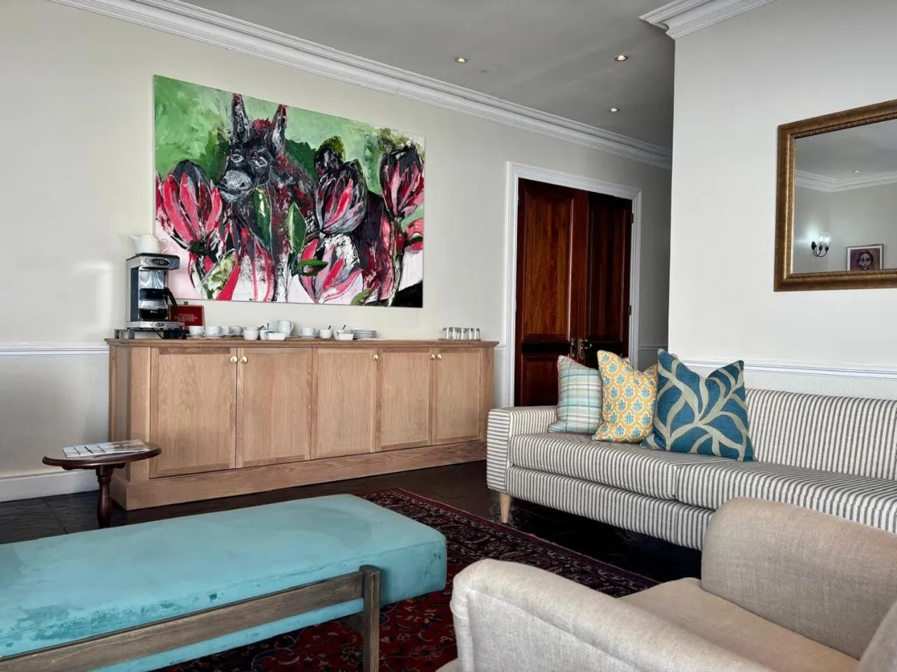 Living room in Lemoenkloof Boutique Hotel