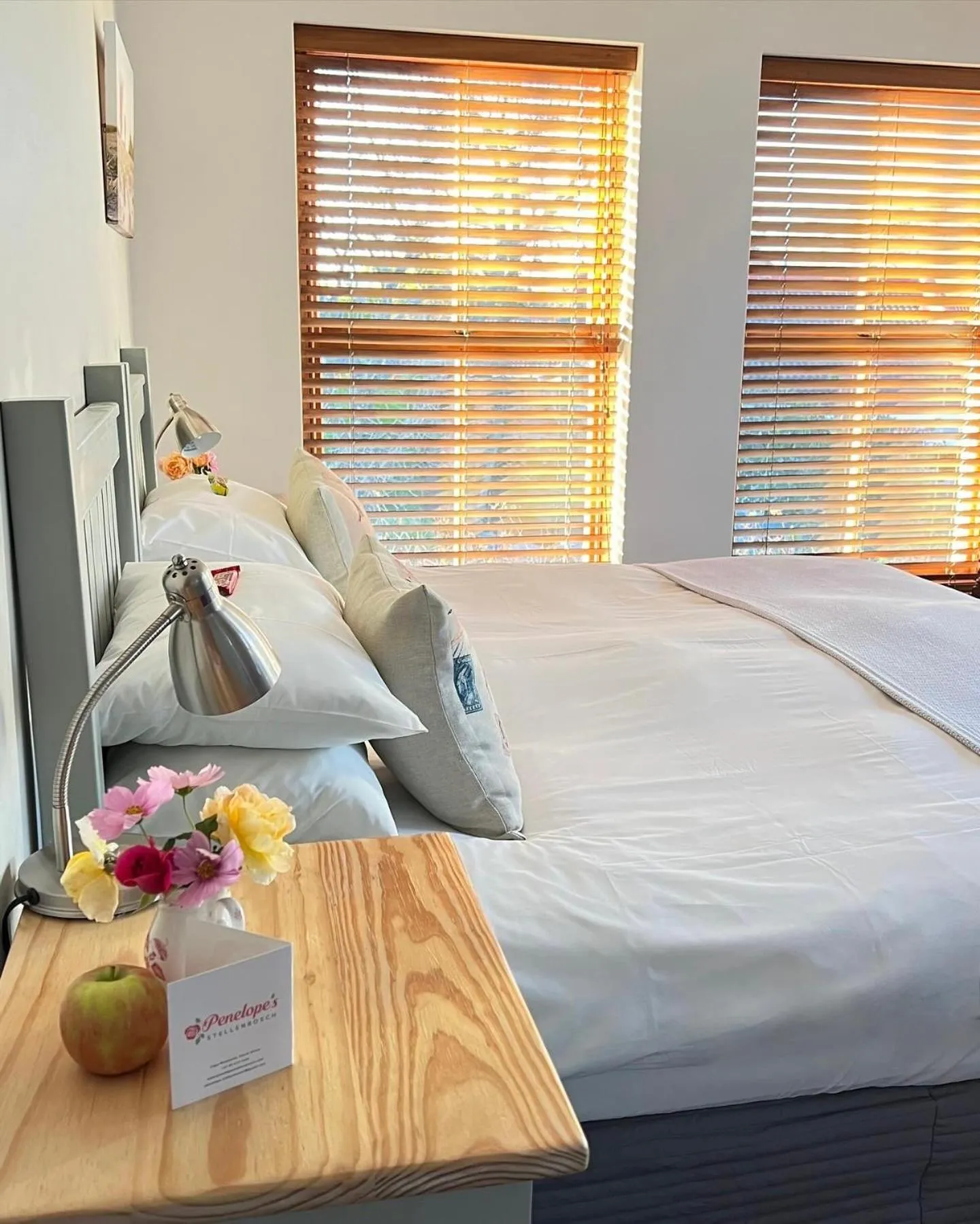 Bed in Penelope's Stellenbosch