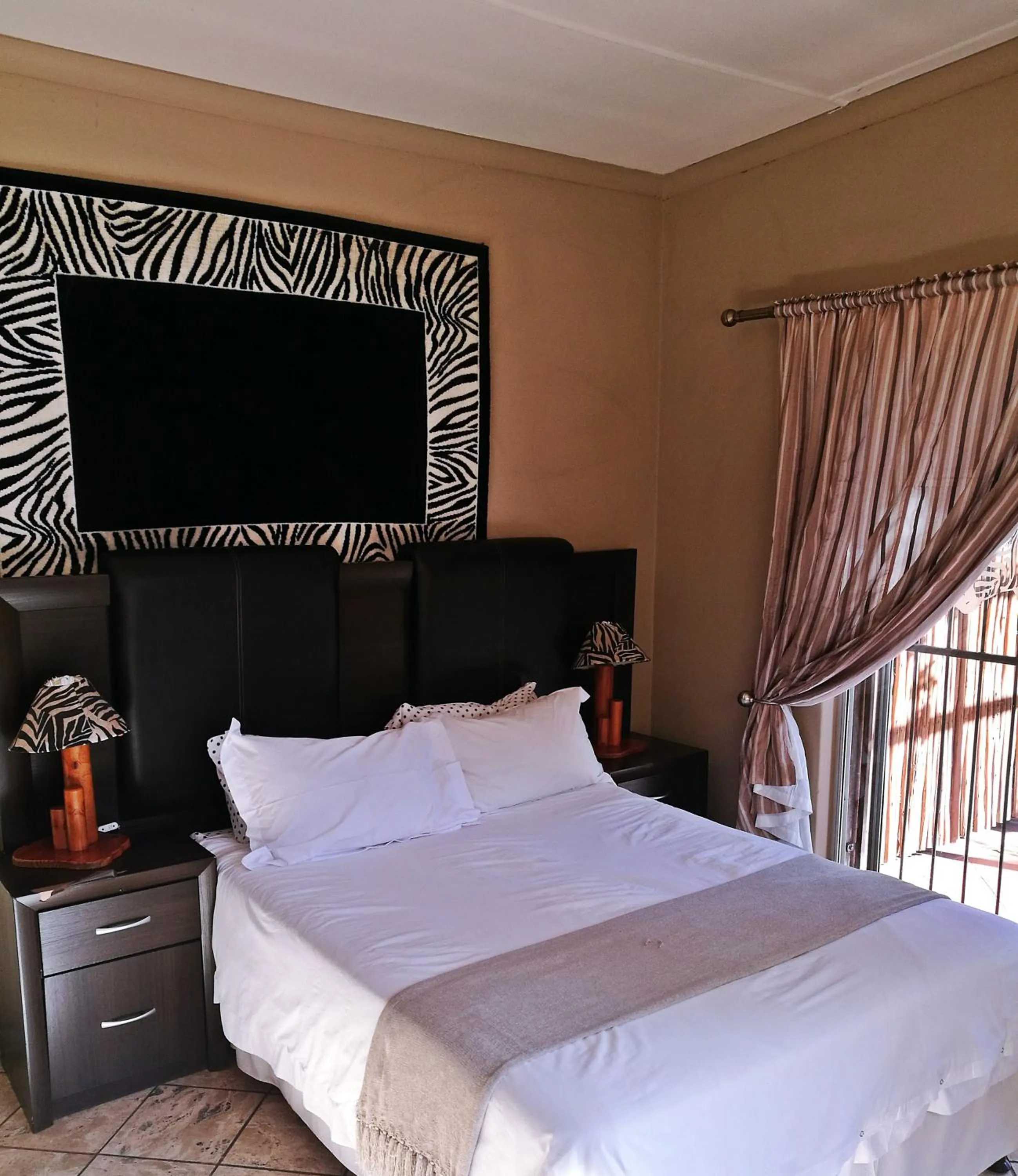 Bed in Safari Travelodge