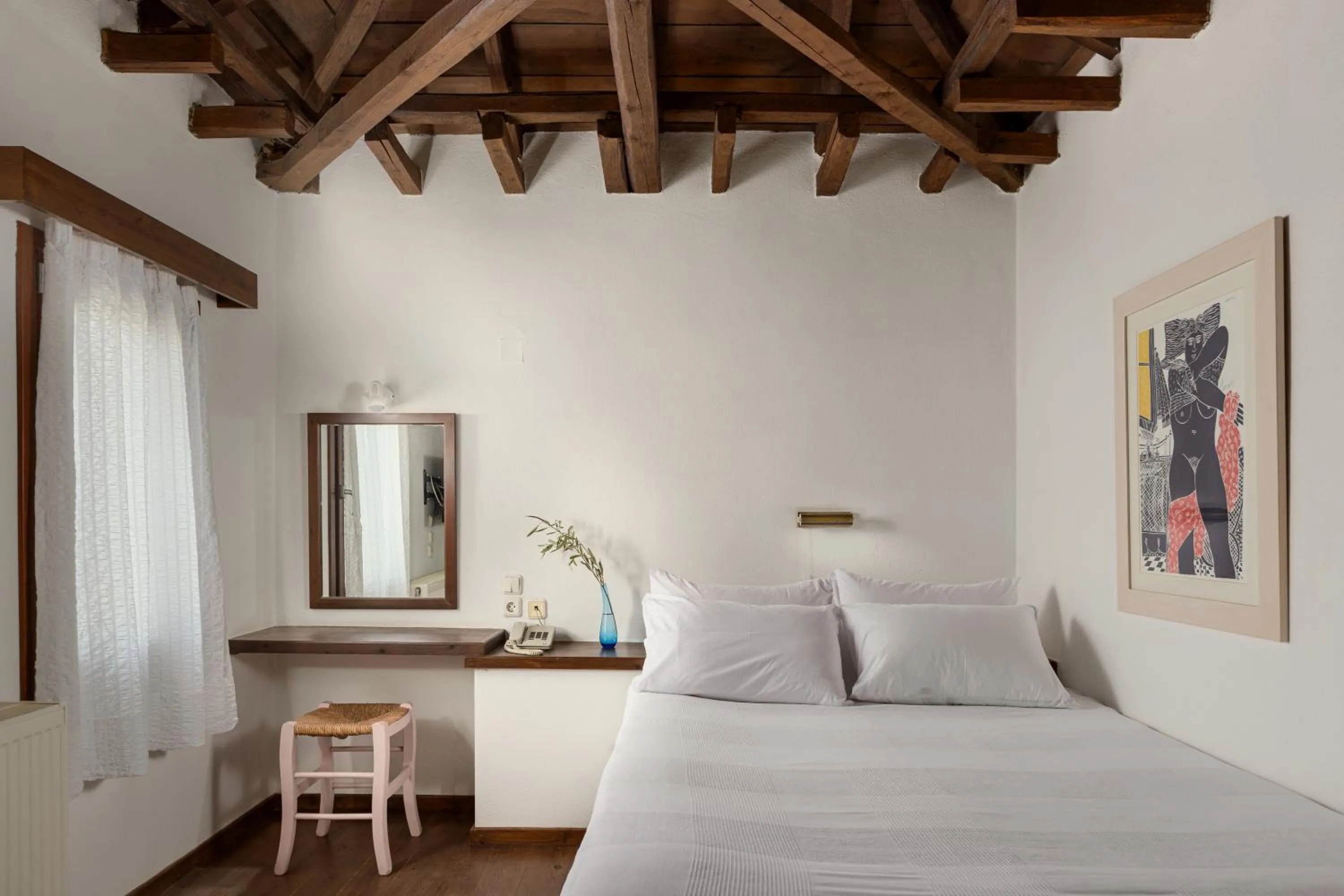 Bed in Aeolos Hotel & Villas - Pelion