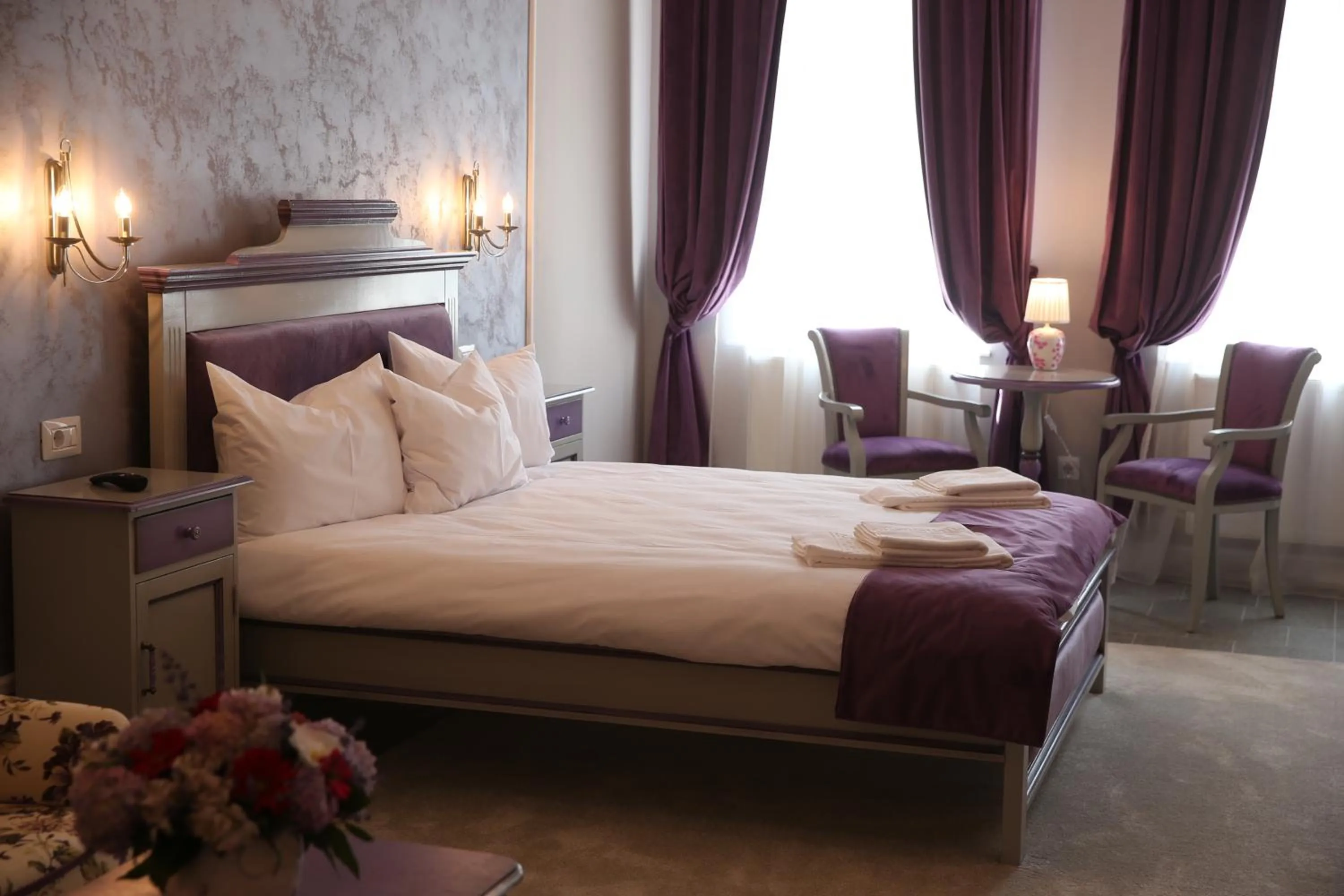 Bed in Artisans Boutique Villa