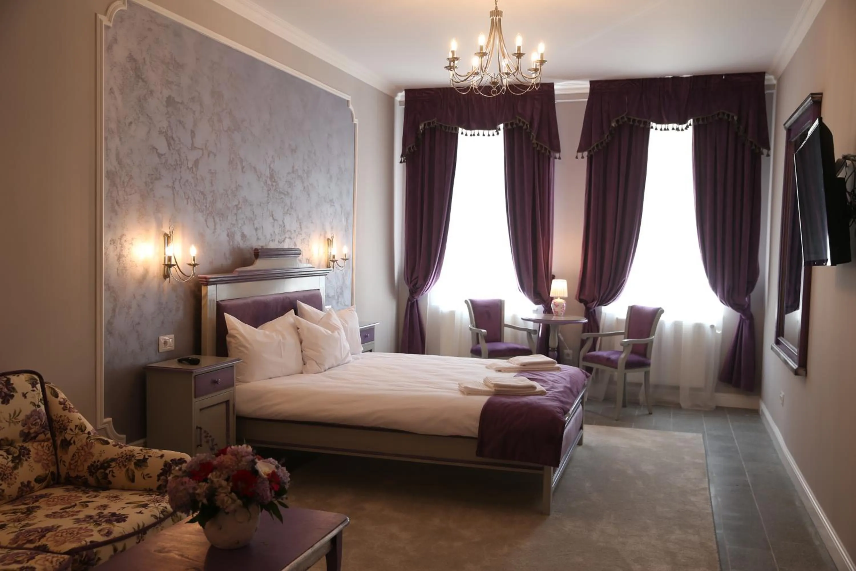 Bed in Artisans Boutique Villa