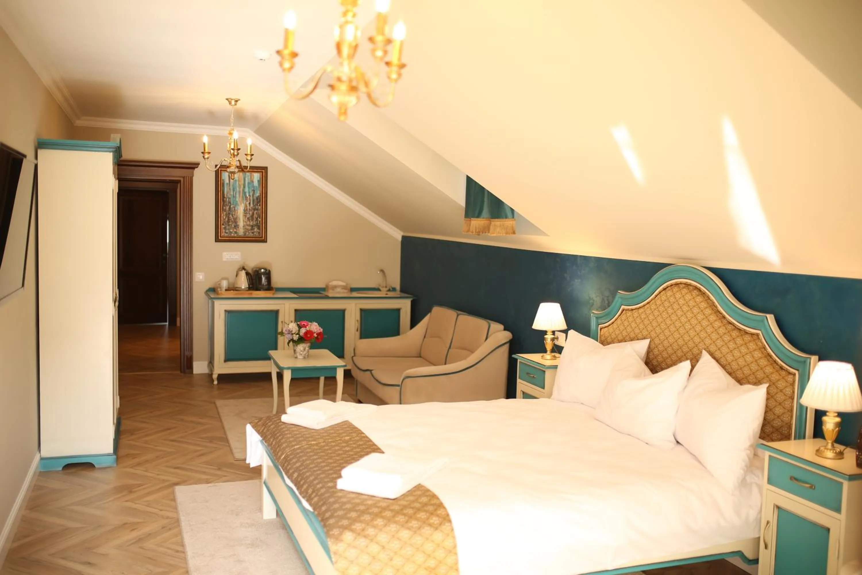 Bed in Artisans Boutique Villa