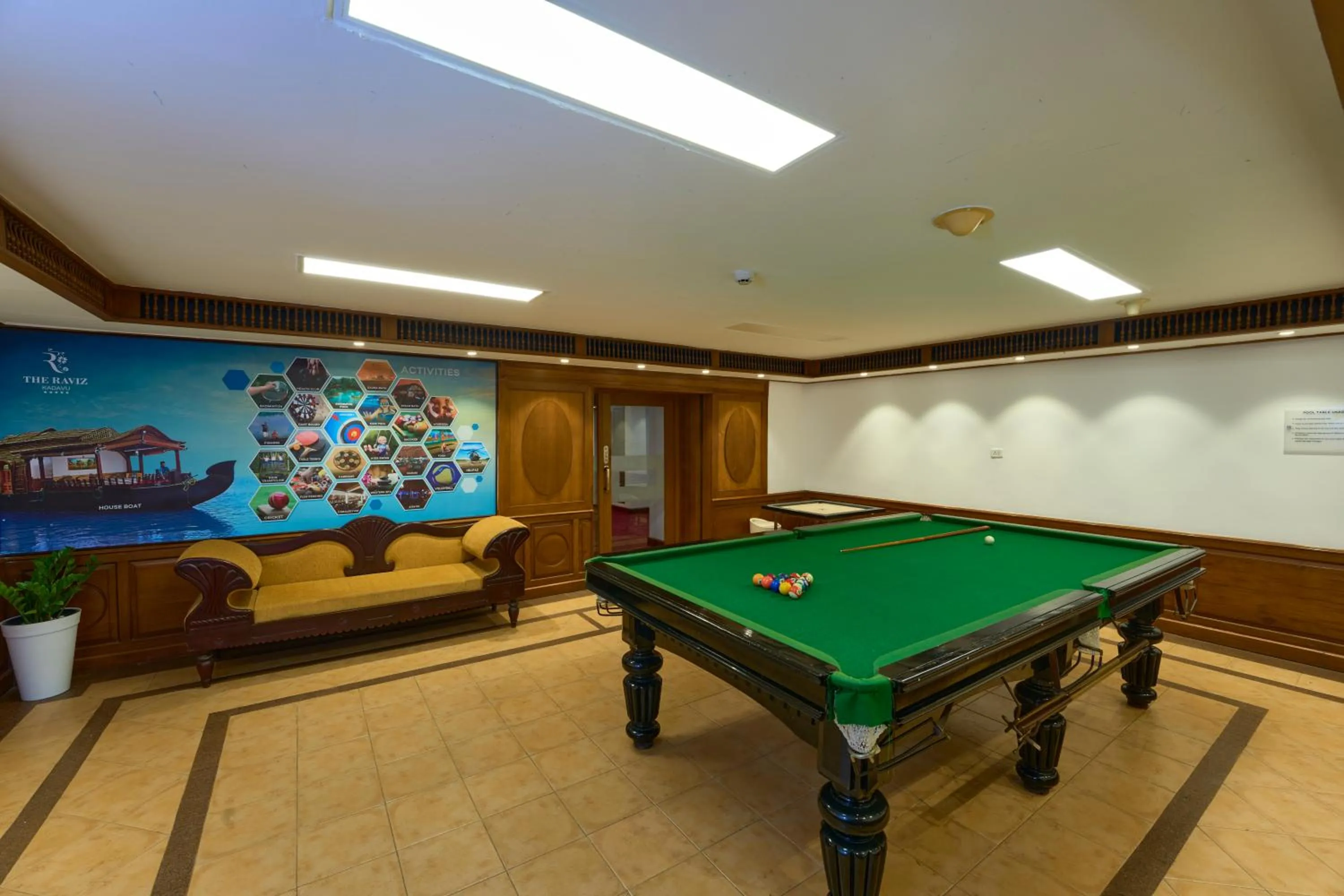Billiard in The Raviz Kadavu, Kozhikode