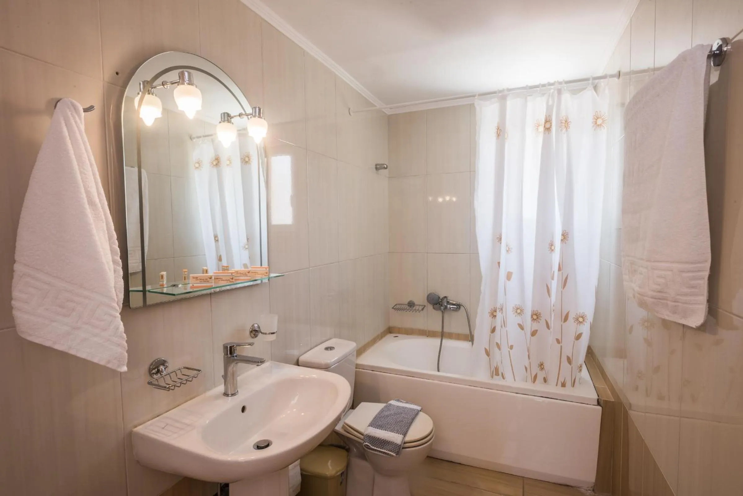 Bathroom in Mythos Beach Hotel Apartments