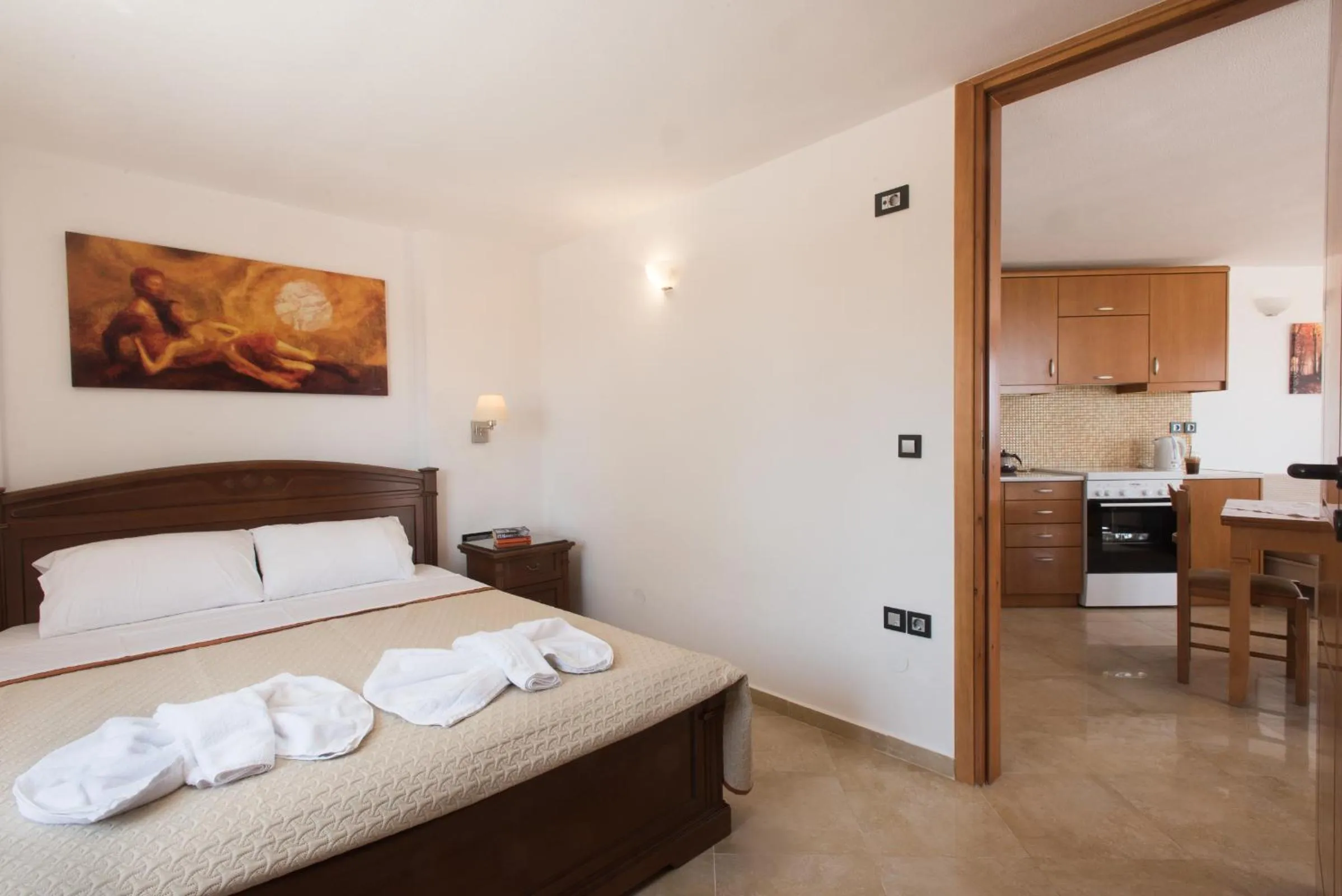 Photo of the whole room, Bed in Mythos Beach Hotel Apartments