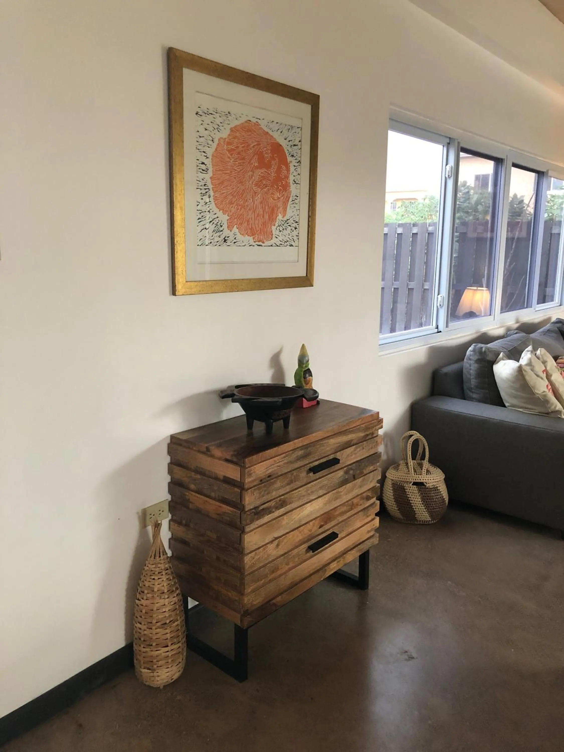 Living room in Turtles Nest Villa