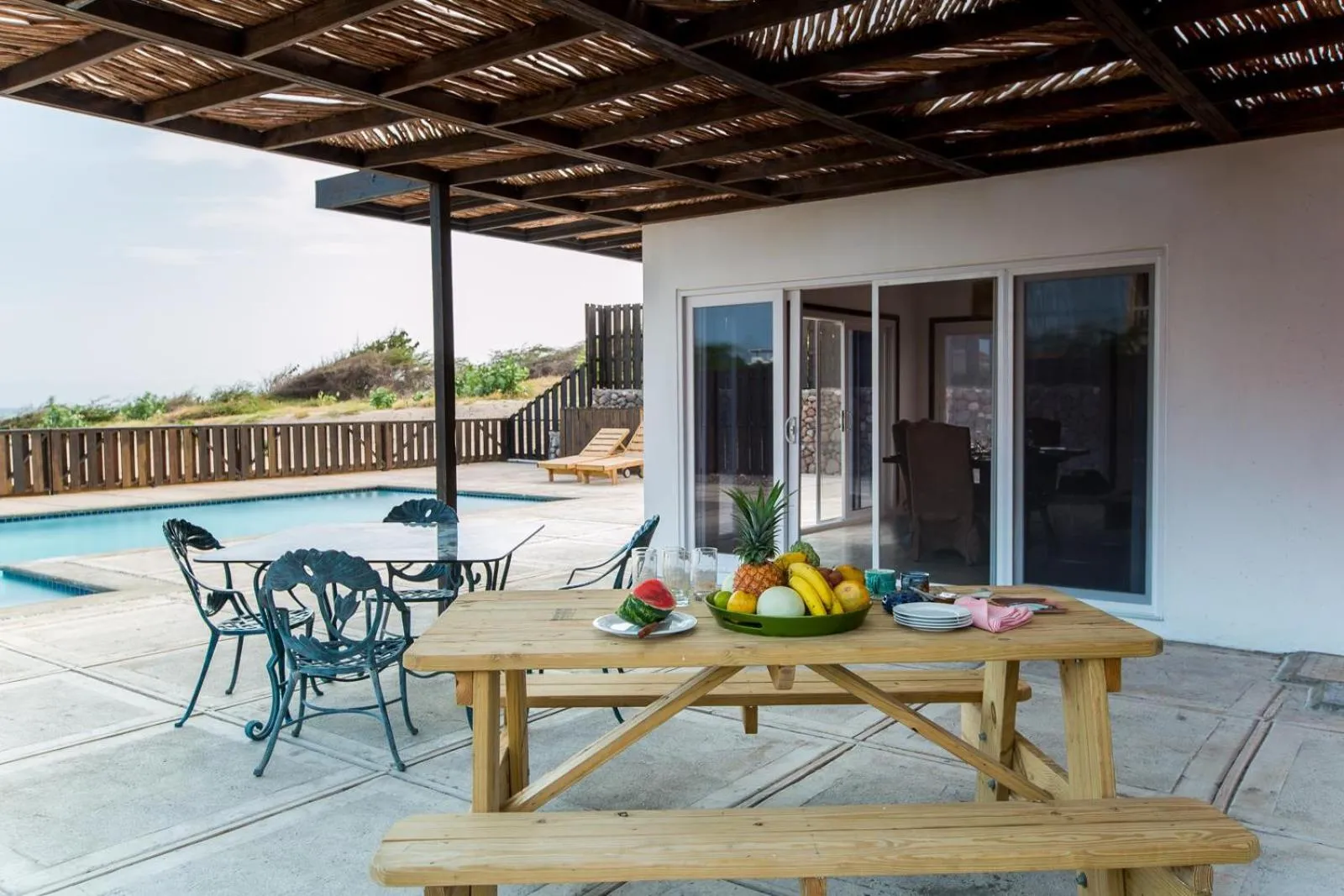 Patio in Turtles Nest Villa