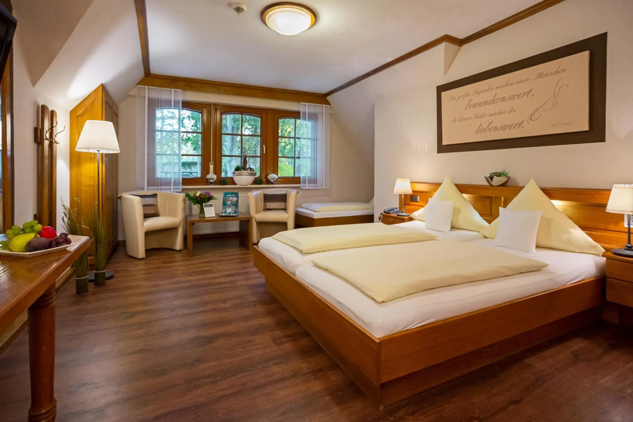 Bedroom, Bed in Hotel Mutter-Bahr