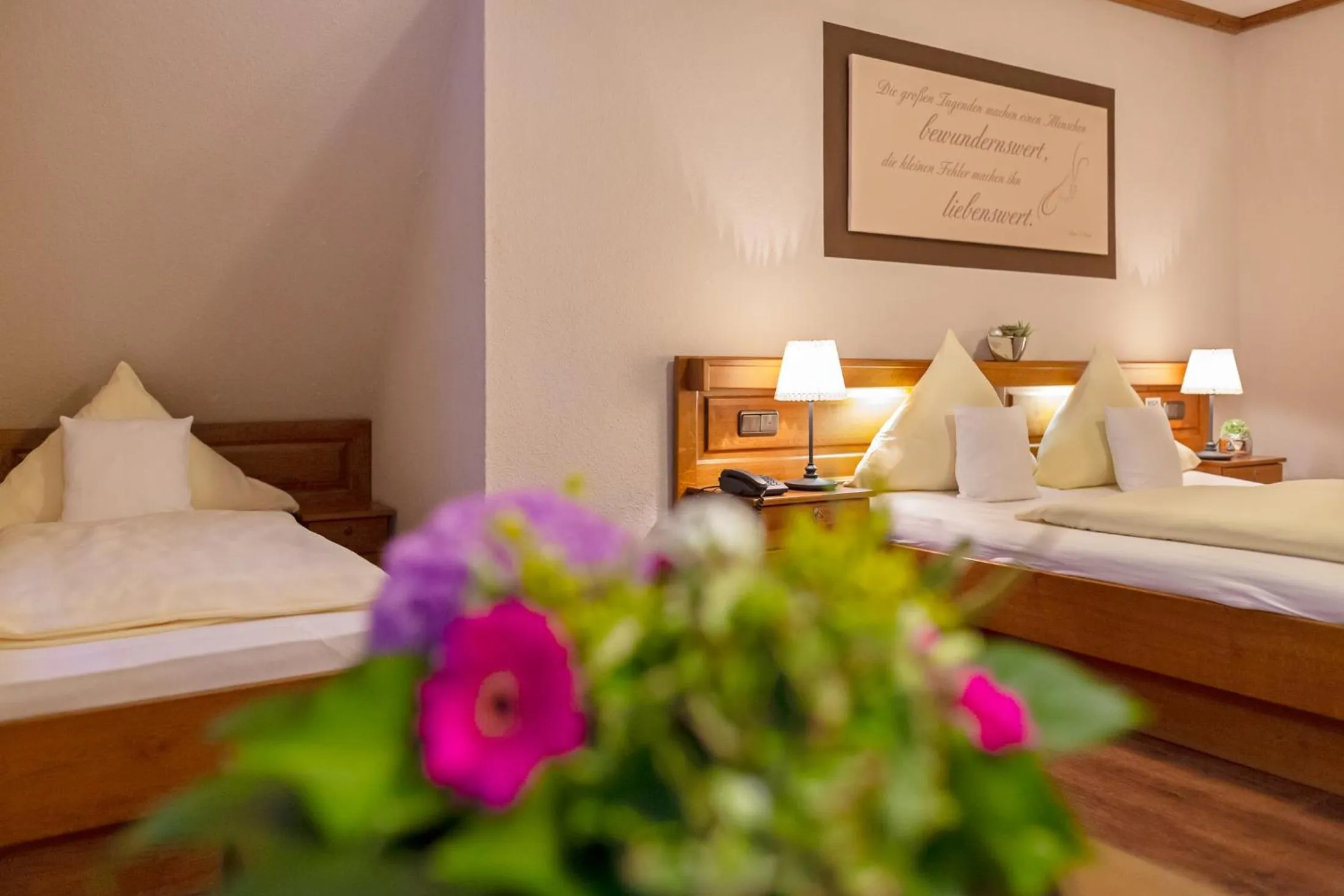 Bedroom, Bed in Hotel Mutter-Bahr