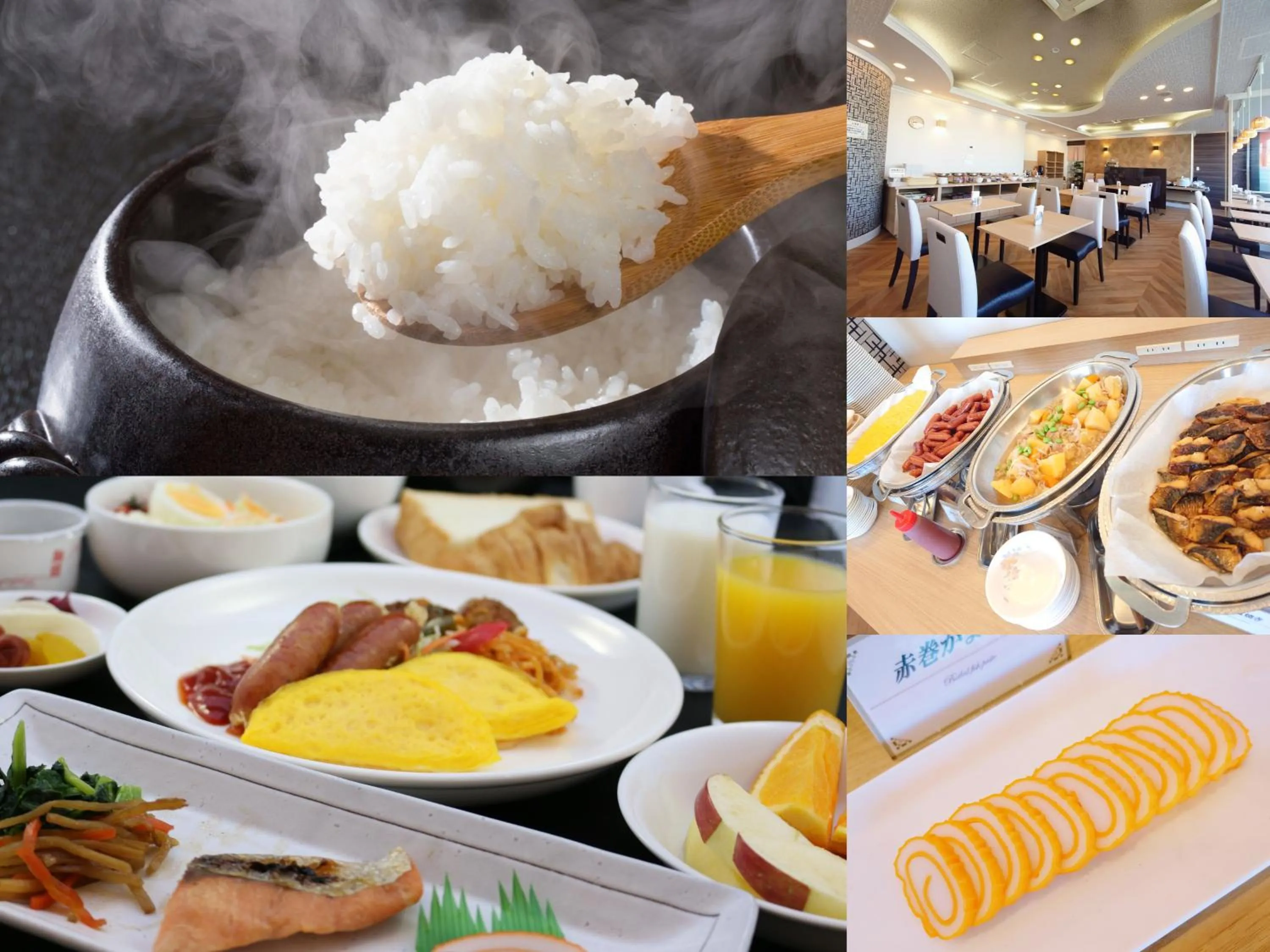 Buffet breakfast in APA Hotel Tonami Ekimae