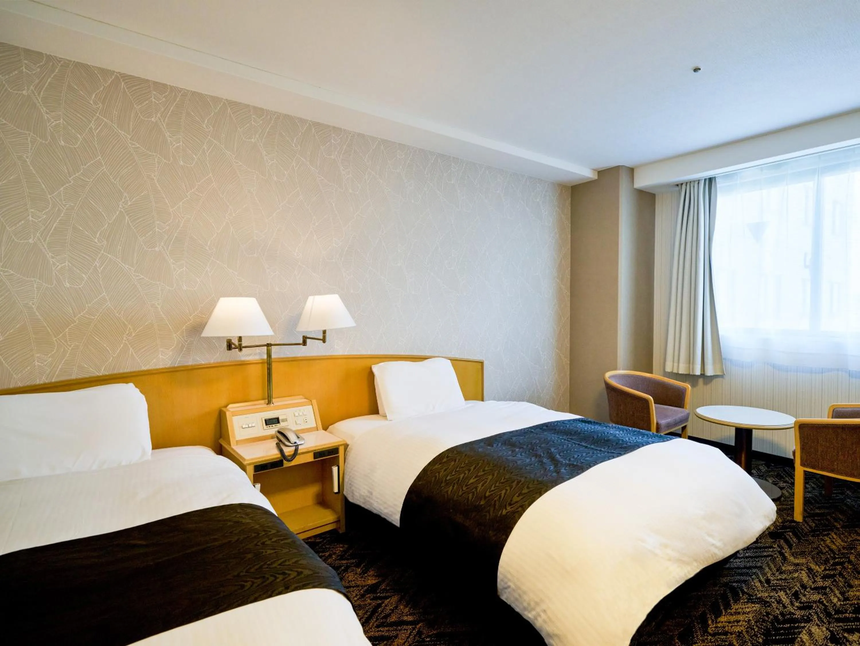 Photo of the whole room, Bed in APA Hotel Takamatsu Airport