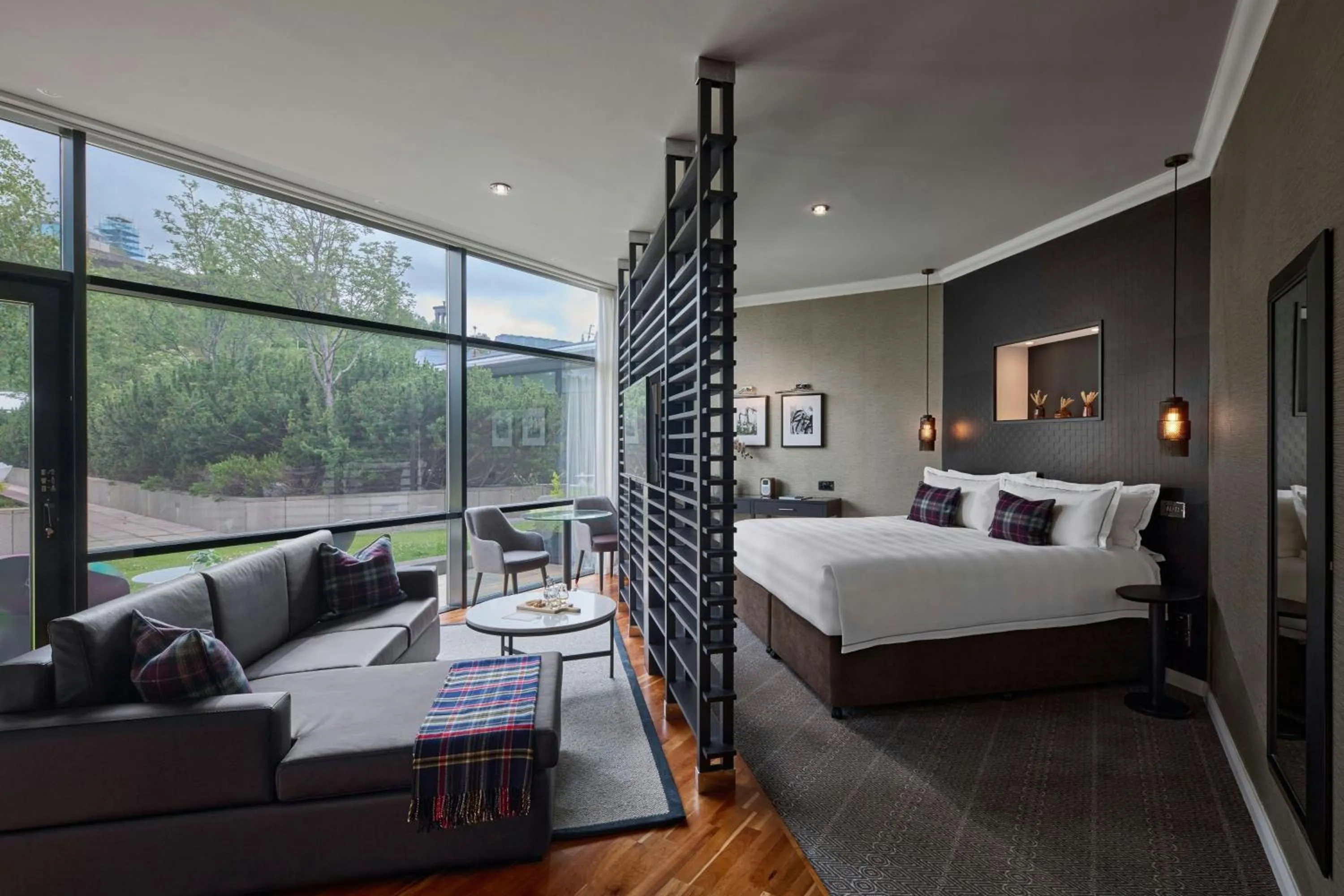 Photo of the whole room, Bed in The Glasshouse, Autograph Collection