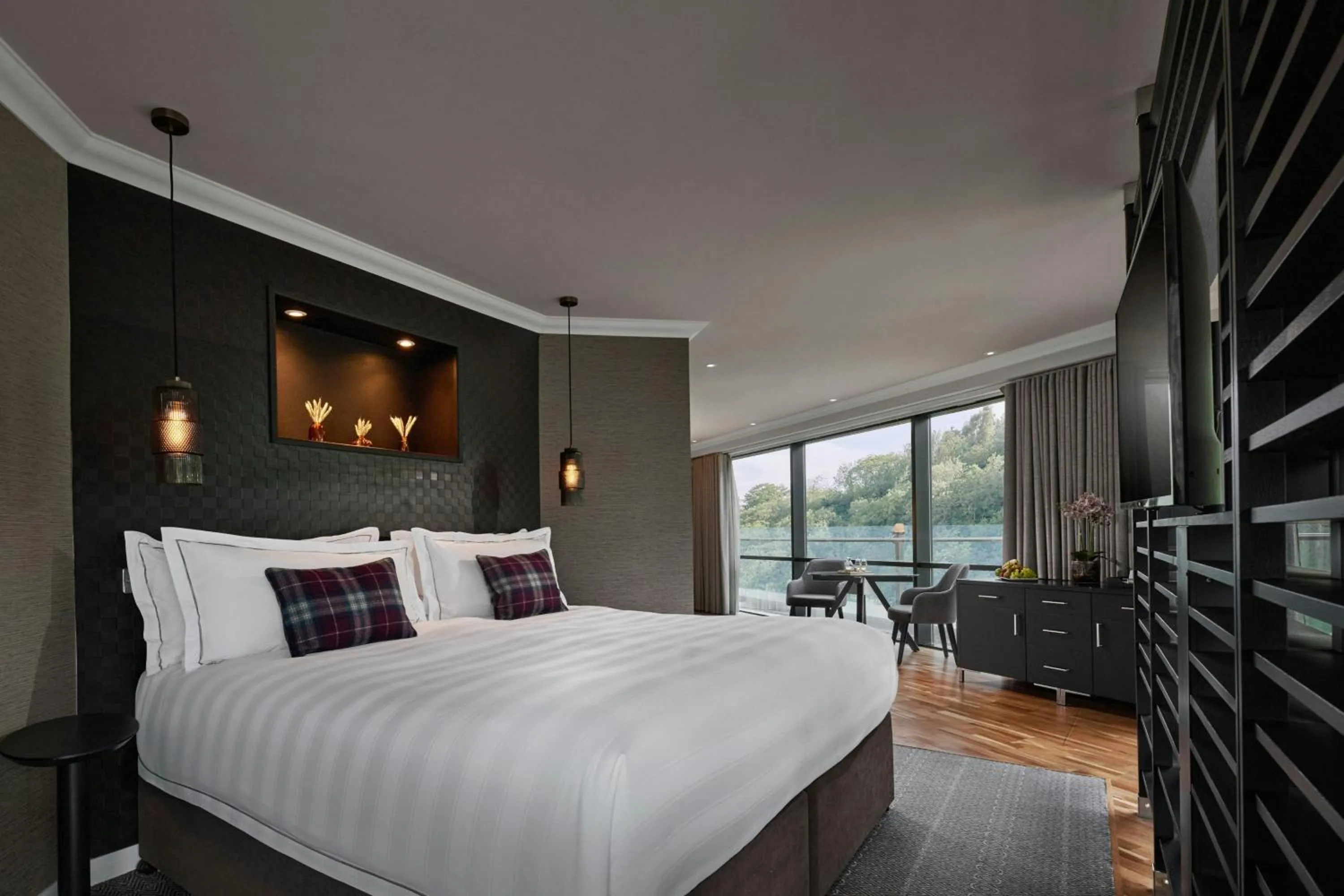 Photo of the whole room, Bed in The Glasshouse, Autograph Collection