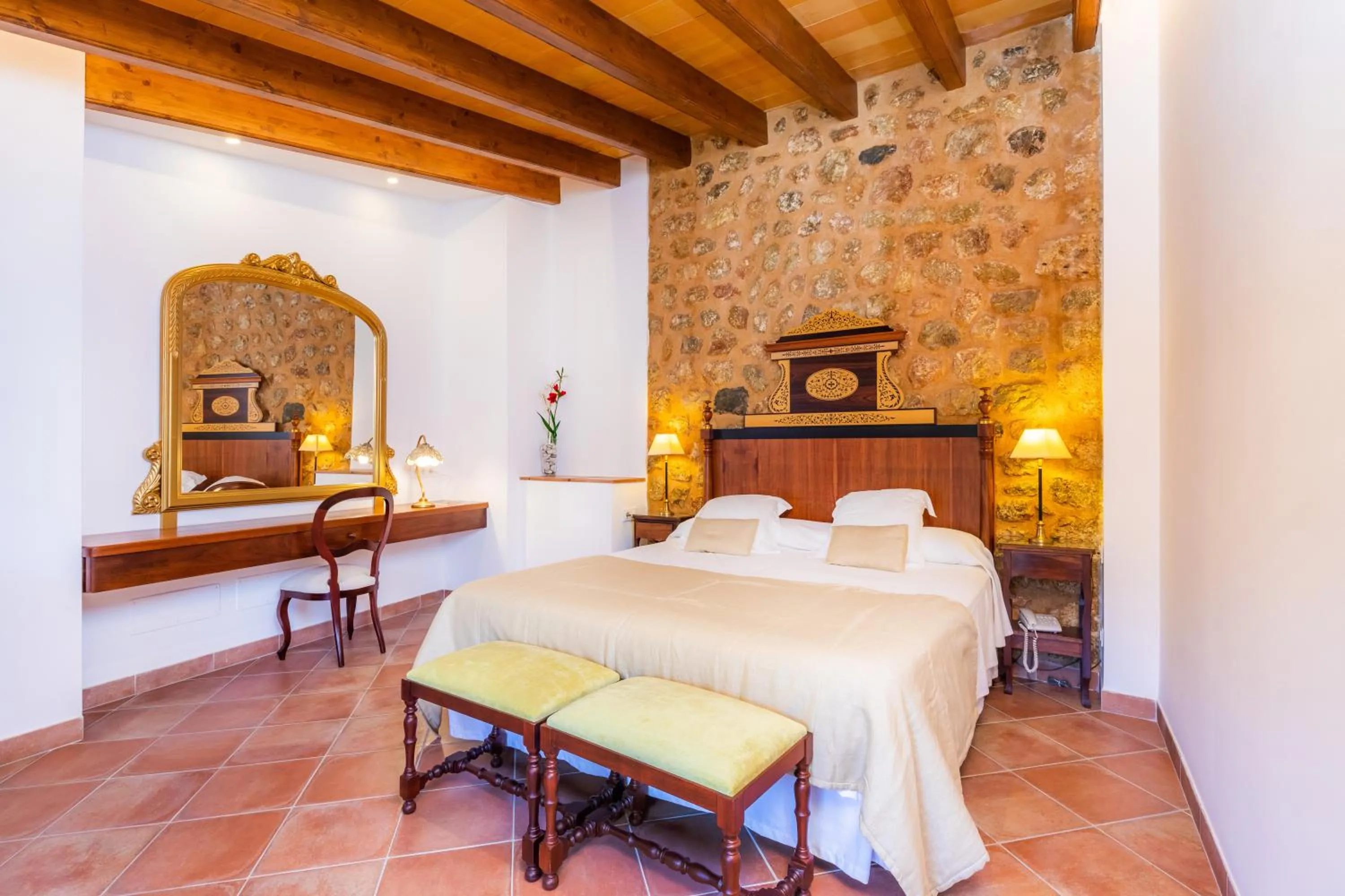 Bed in Finca Ca's Curial - Agroturismo - Adults Only