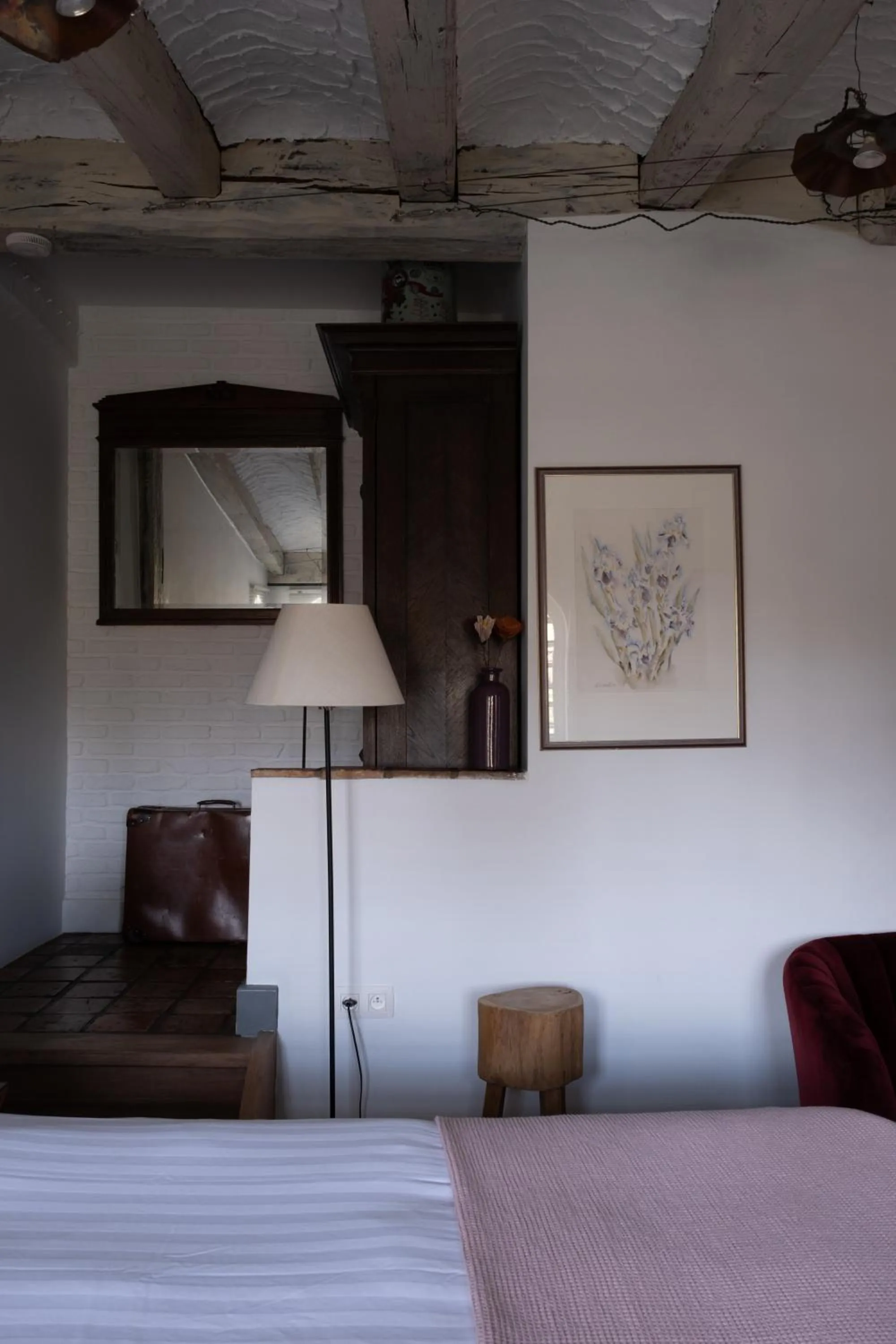 Decorative detail, Bed in B&B De Joker