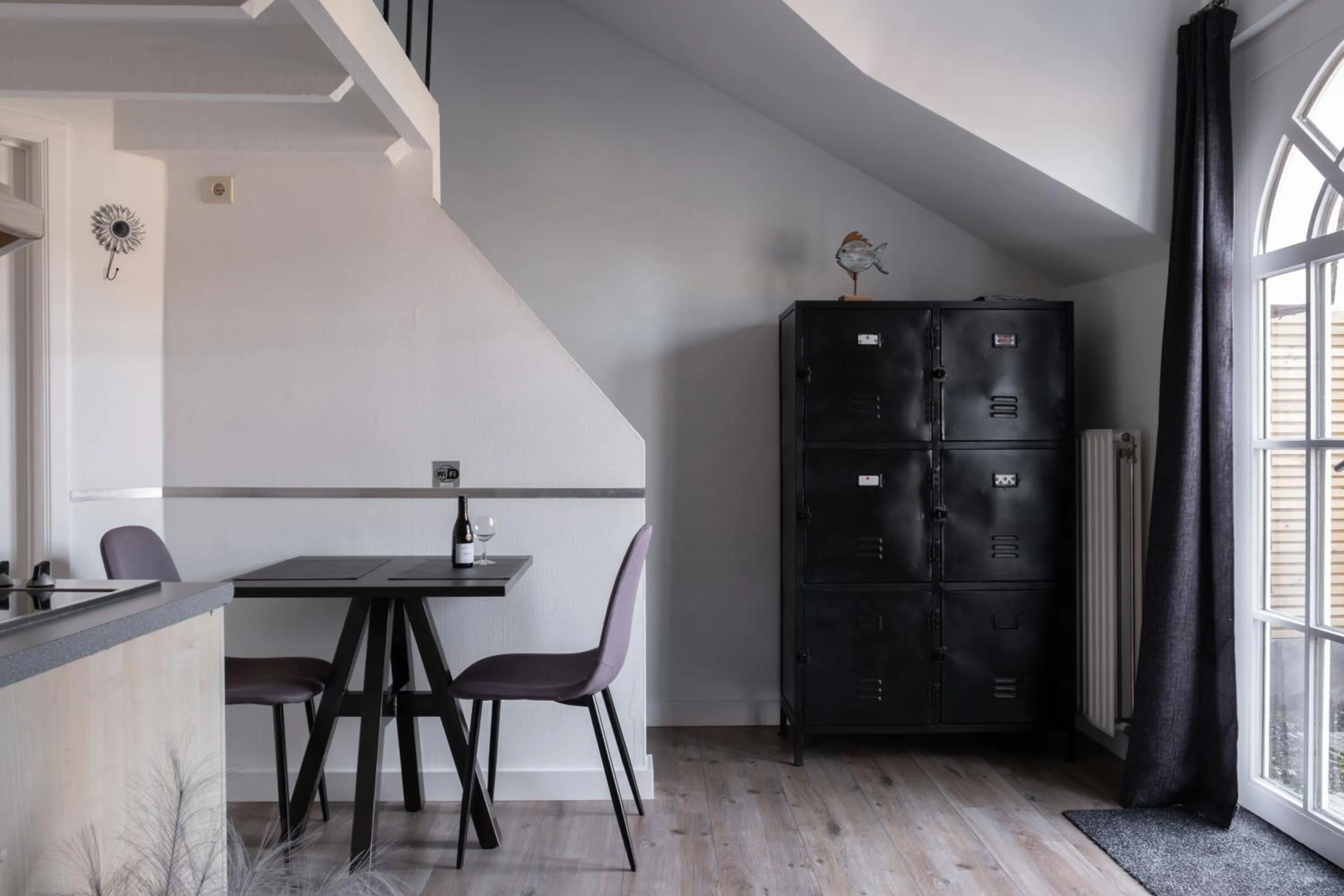 Seating area in B&B De Joker