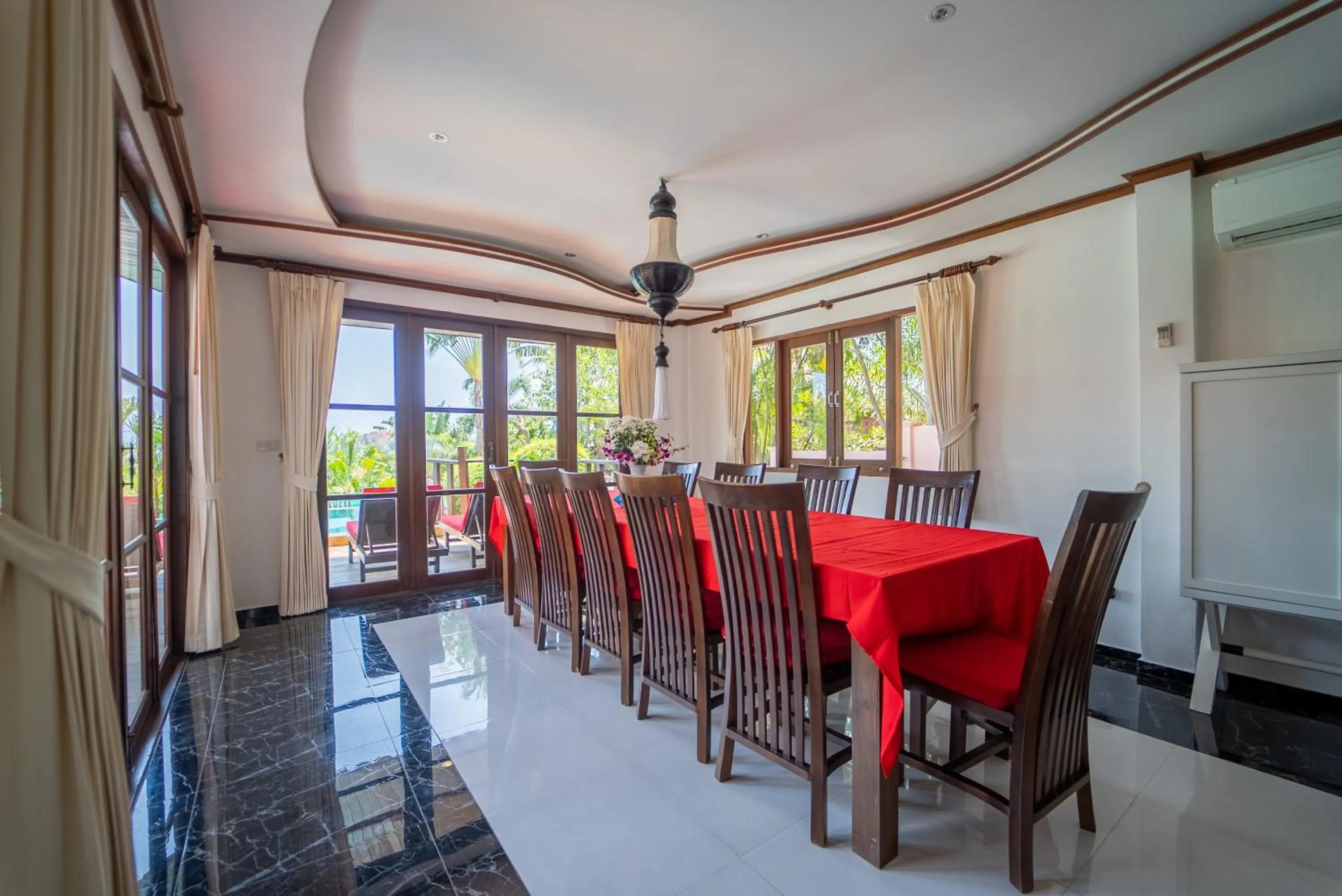 Dining area in Paradise Island Estate