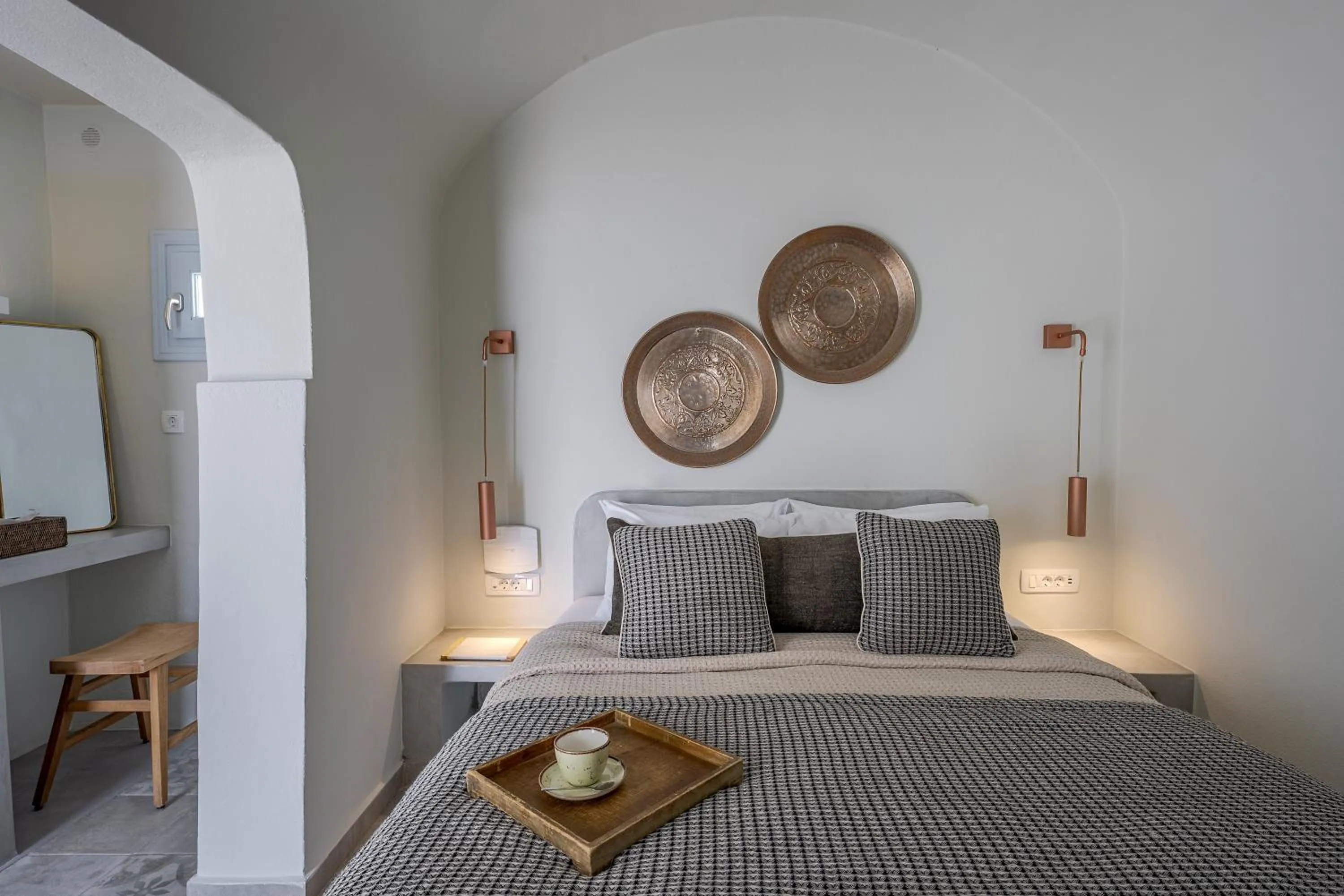 Bed in Blue Dolphins Apartments