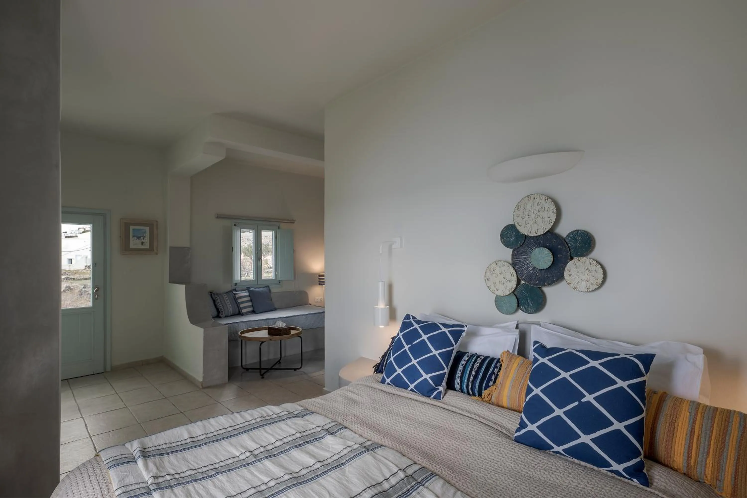 Bed in Blue Dolphins Apartments