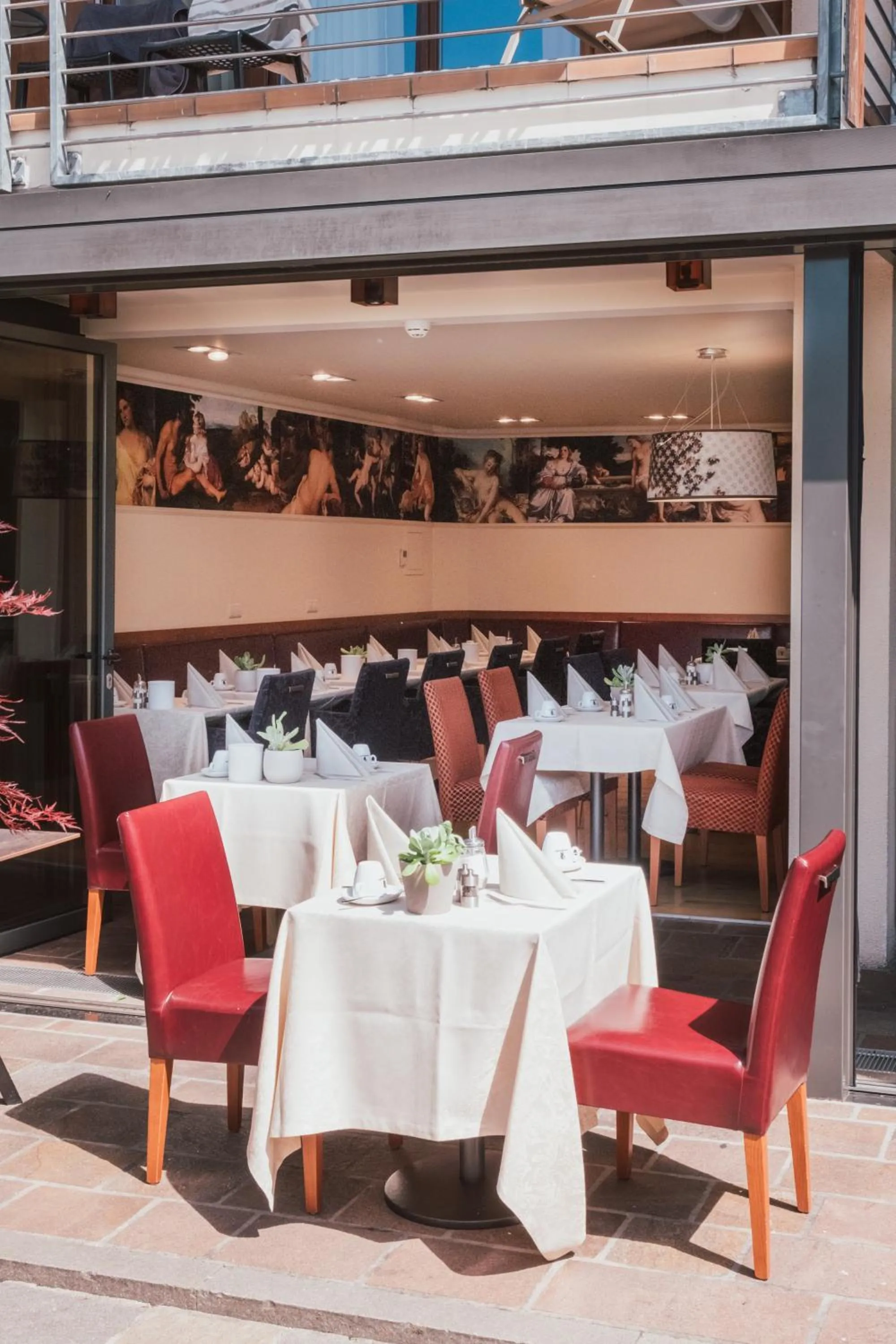 Patio in Hotel Traube