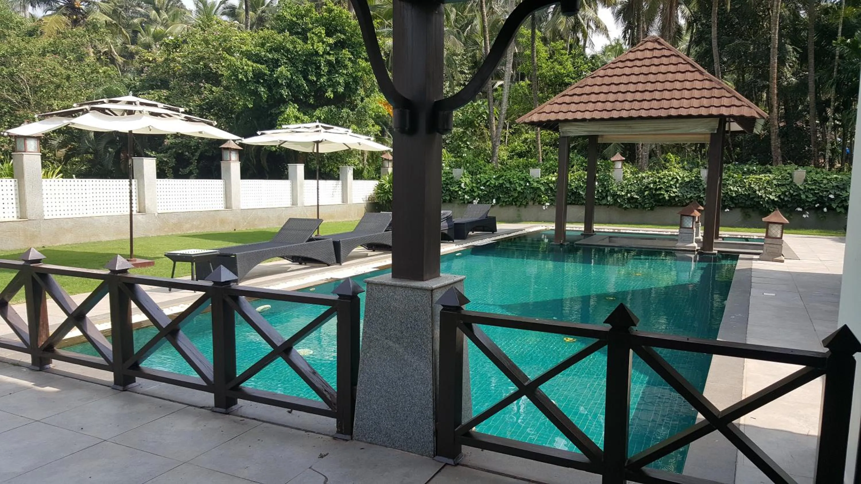 Pool view in The Lalit Resort & Spa Bekal