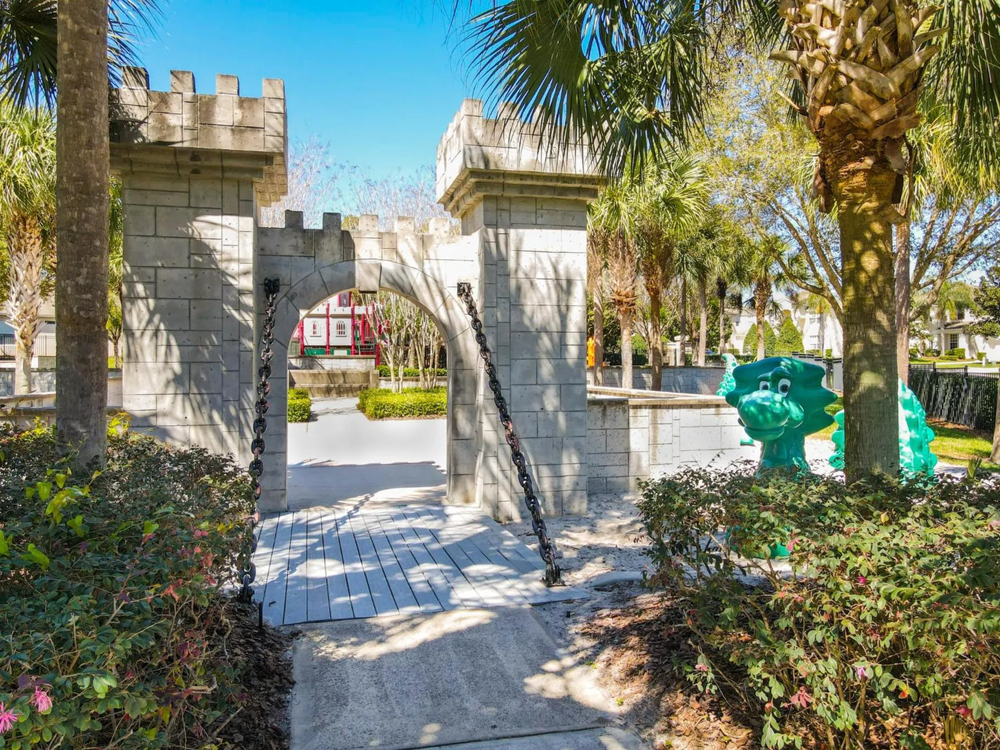 Children play ground in Flagstone Villa