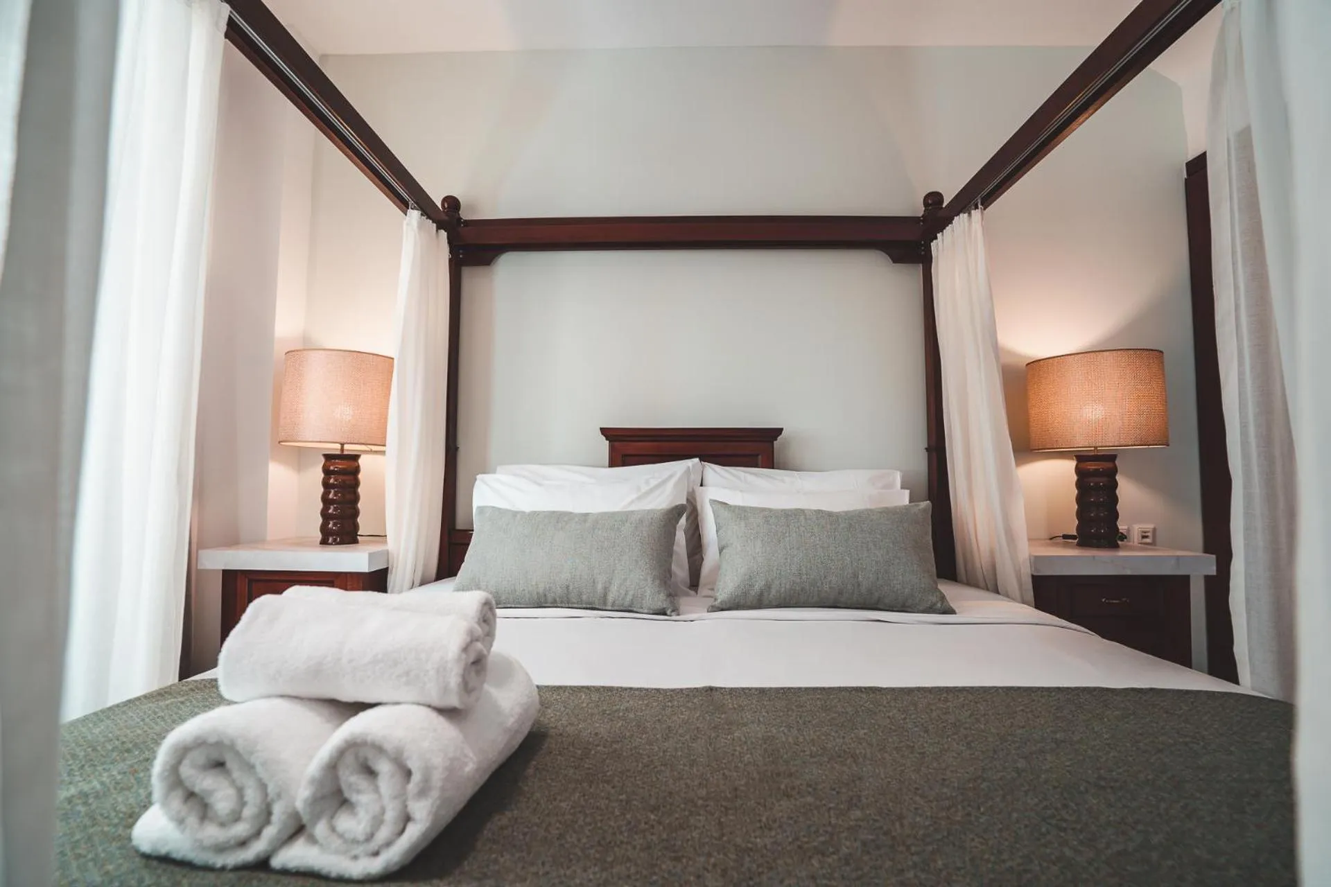 Bed in Zeus Village Resort - Adults Only