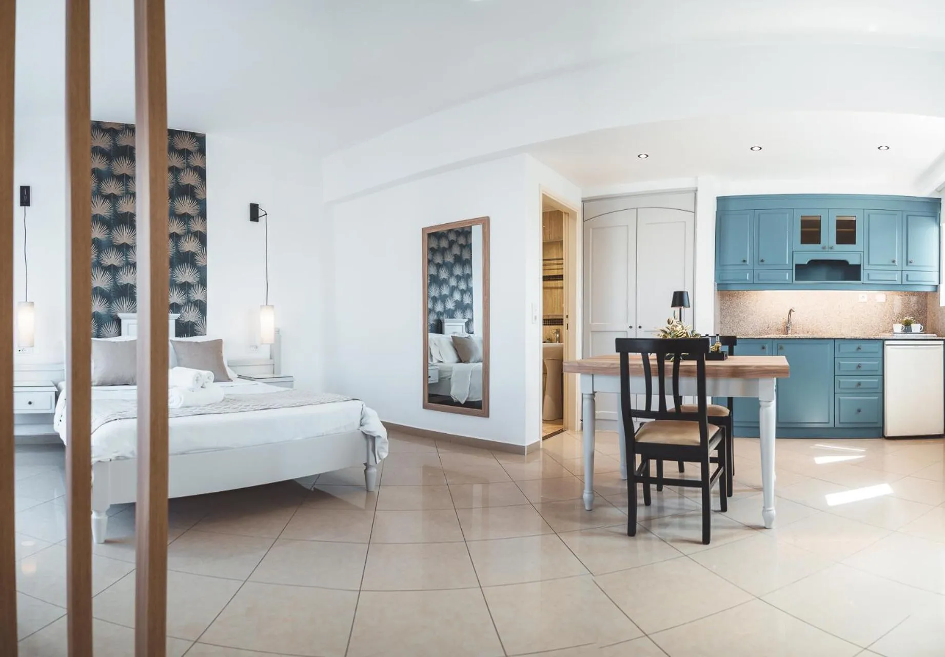 Bed in Zeus Village Resort - Adults Only