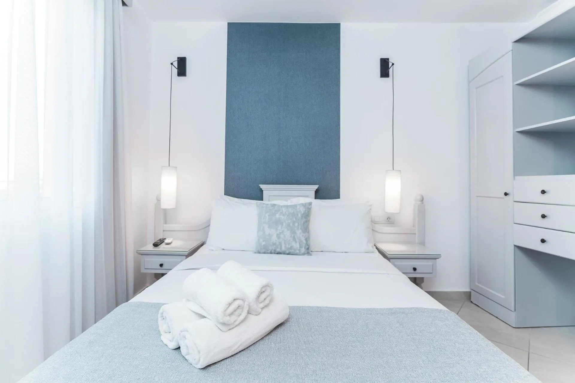 Bedroom, Bed in Zeus Village Resort - Adults Only