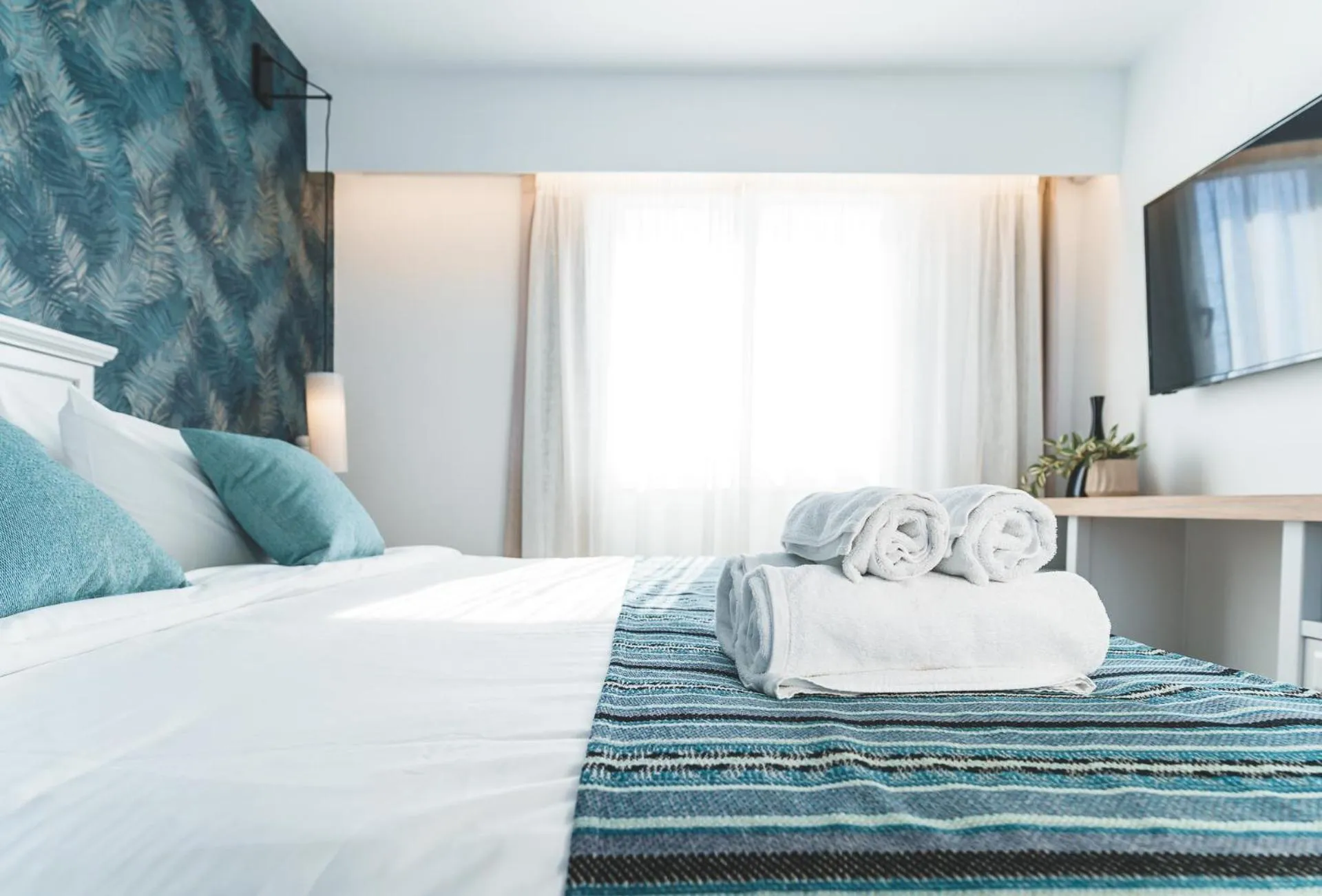 Bedroom, Bed in Zeus Village Resort - Adults Only