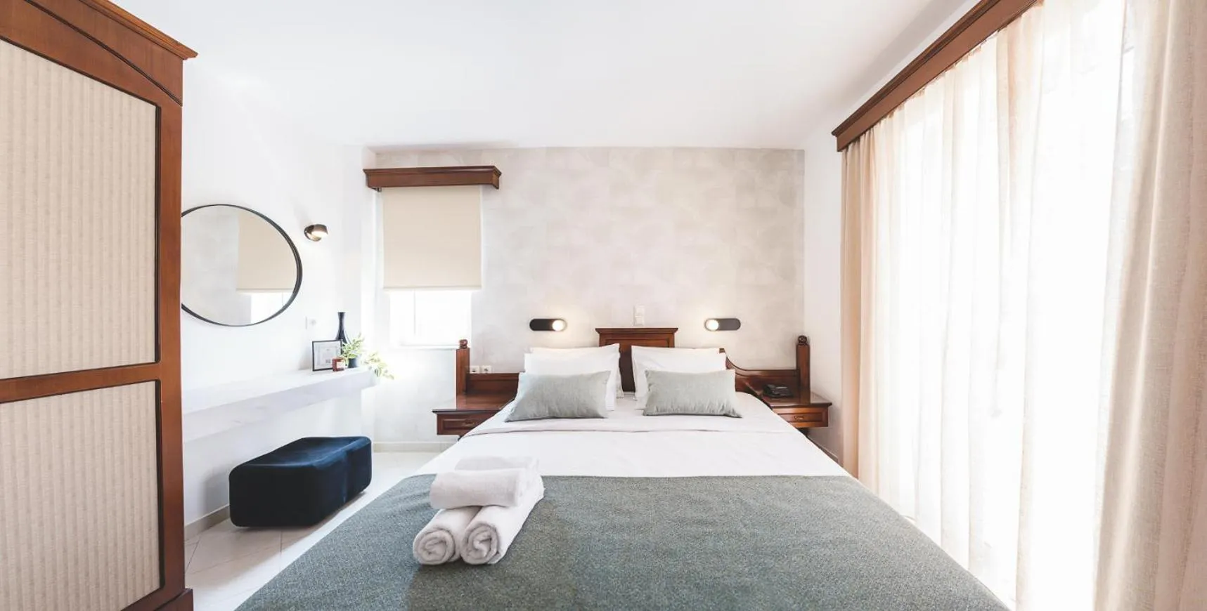 Bed in Zeus Village Resort - Adults Only