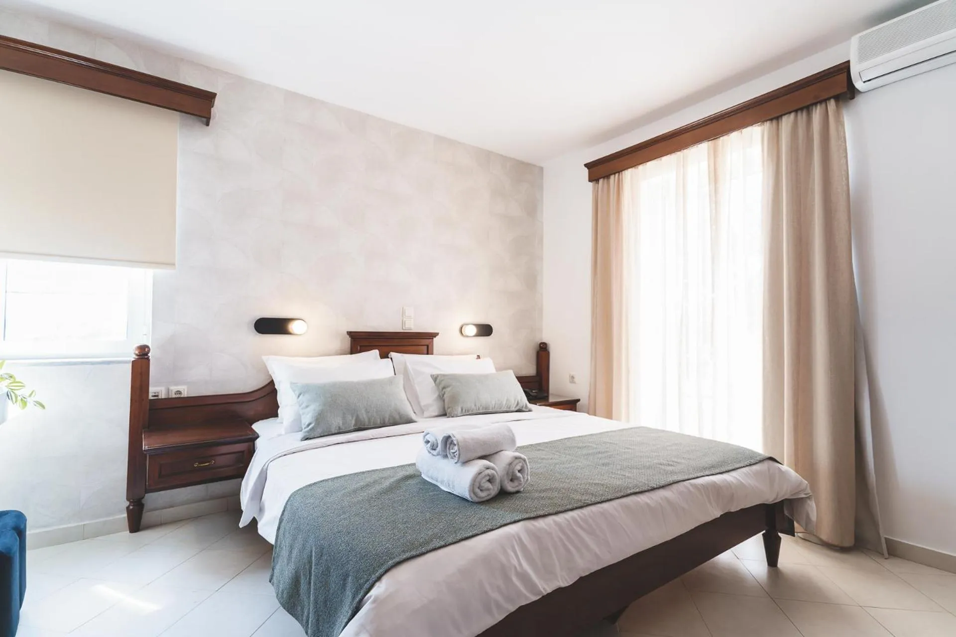 Bed in Zeus Village Resort - Adults Only