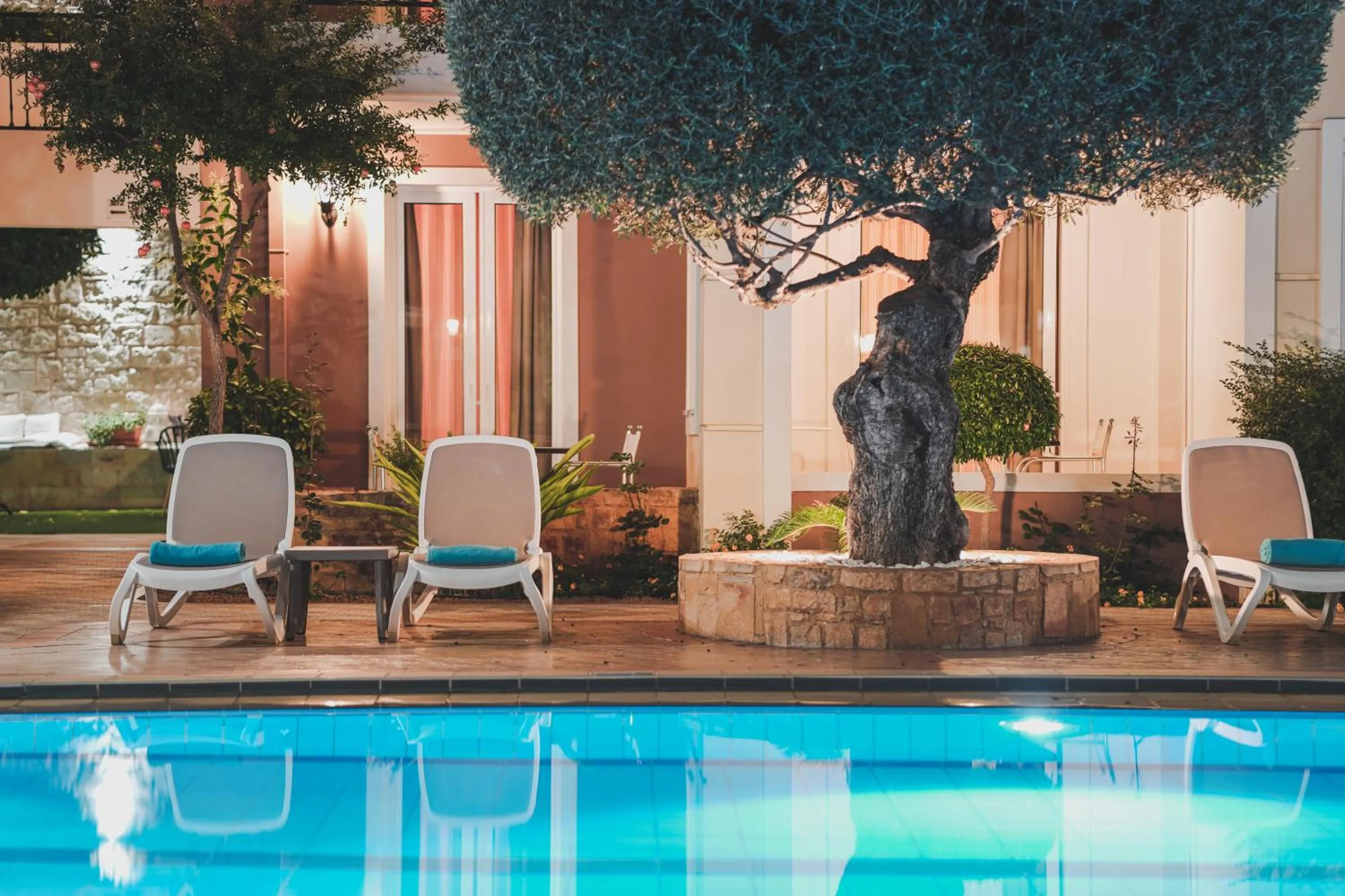 Patio in Zeus Village Resort - Adults Only