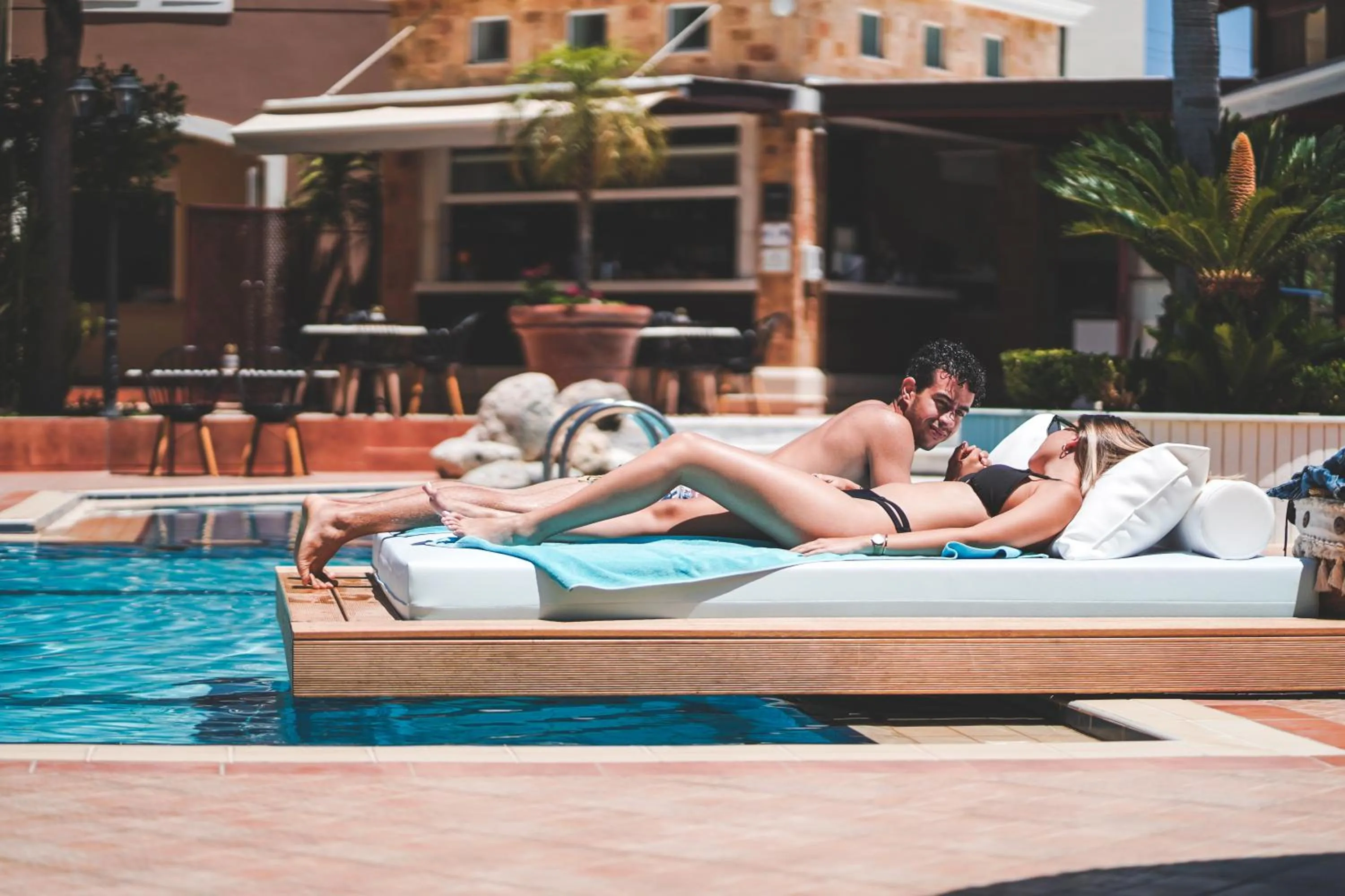 Swimming pool in Zeus Village Resort - Adults Only