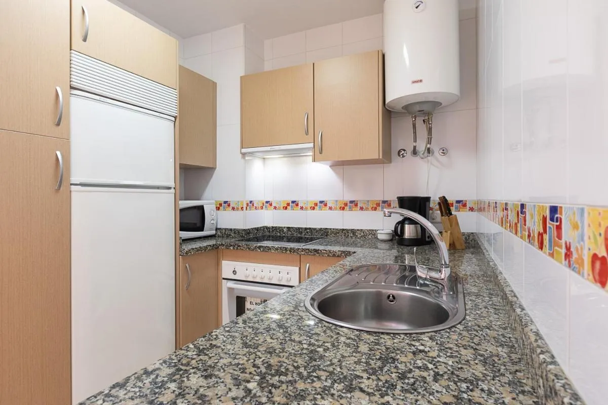 Kitchen or kitchenette in Apartamentos Guerrero