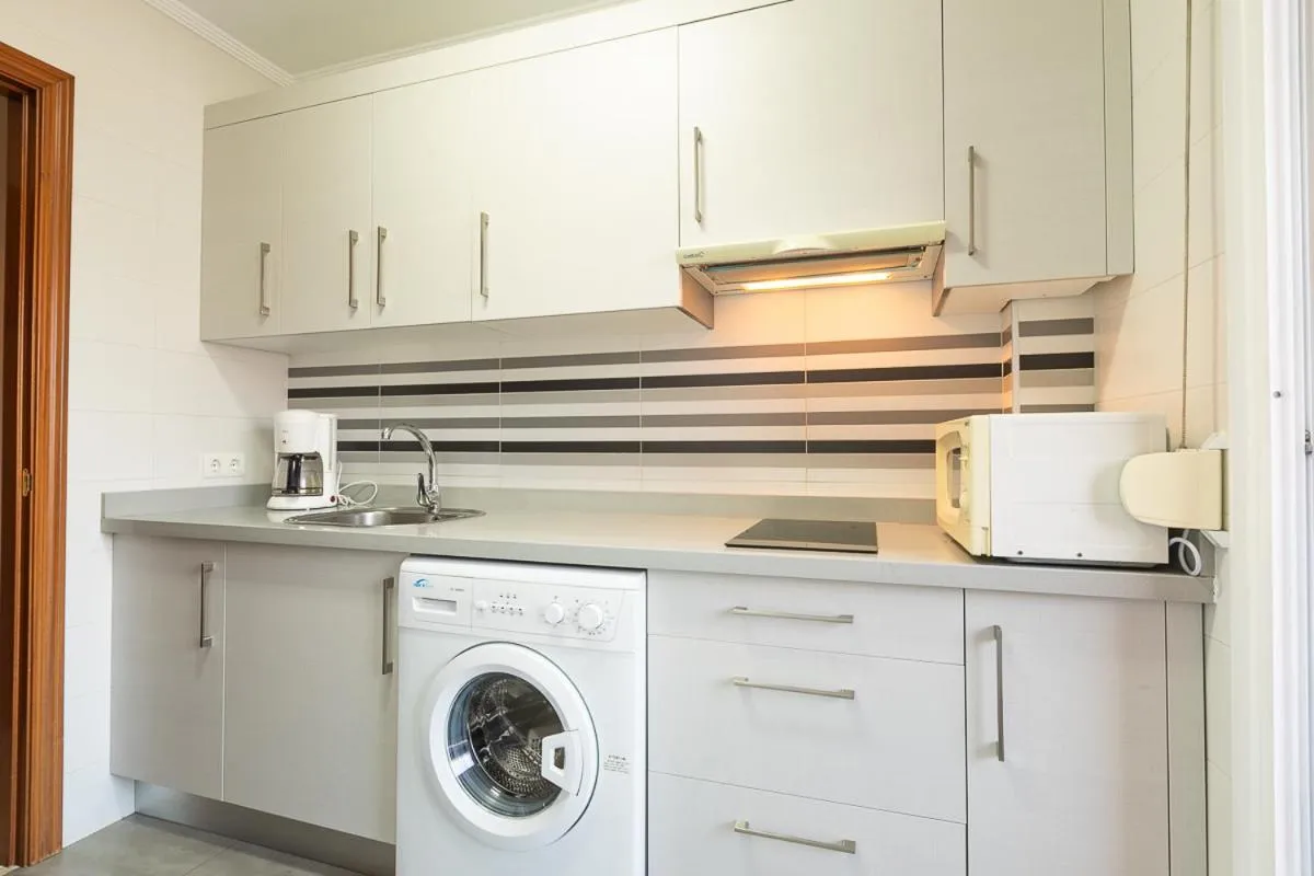 Kitchen or kitchenette in Apartamentos Guerrero