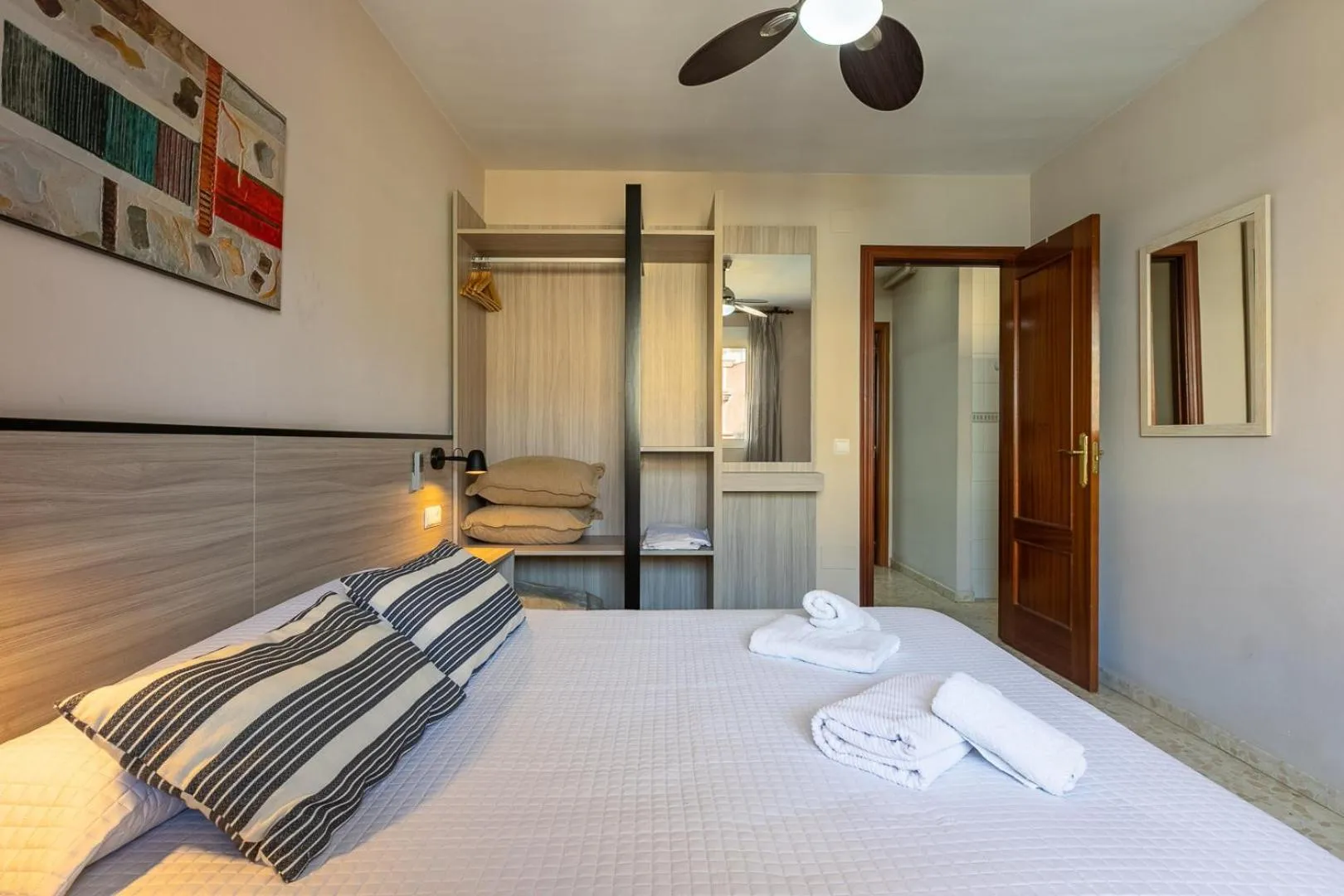 Bedroom, Bed in Apartamentos Guerrero