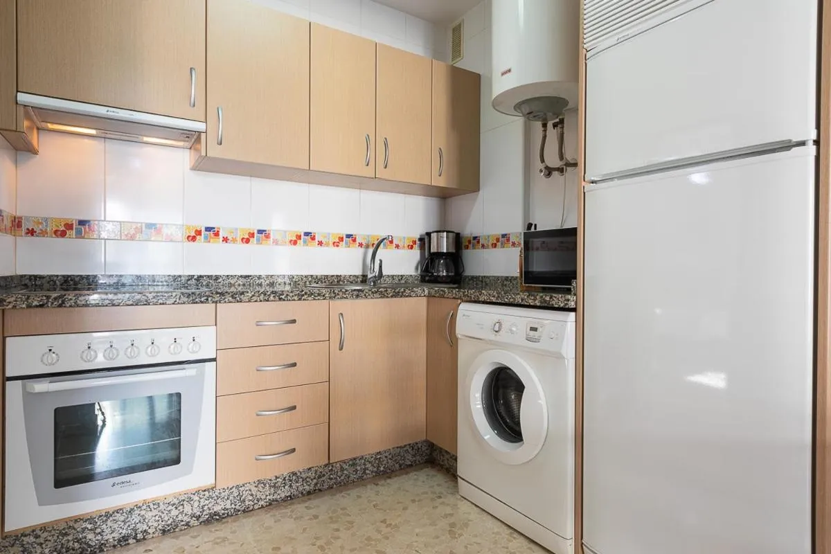 Kitchen or kitchenette in Apartamentos Guerrero