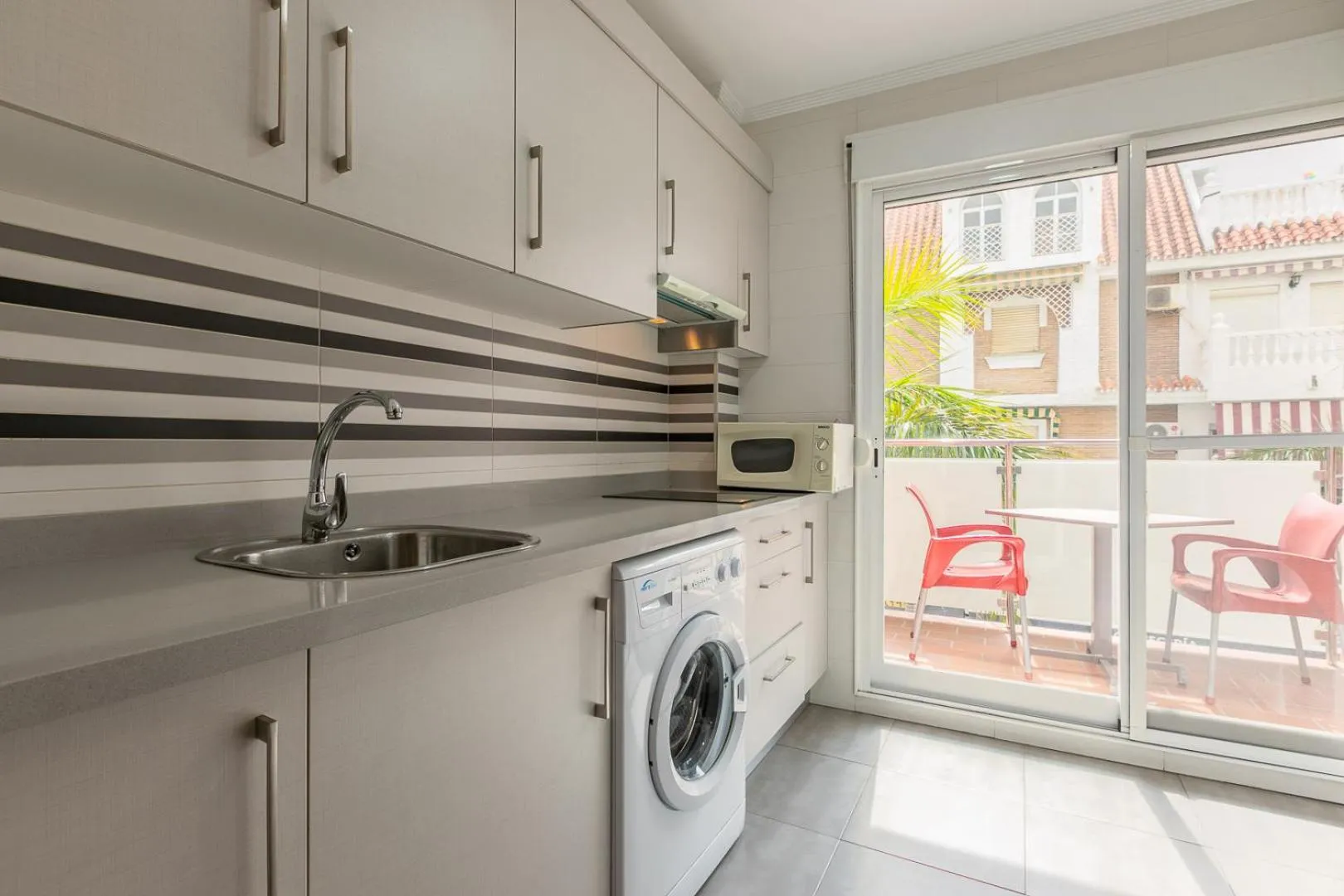 Kitchen or kitchenette in Apartamentos Guerrero