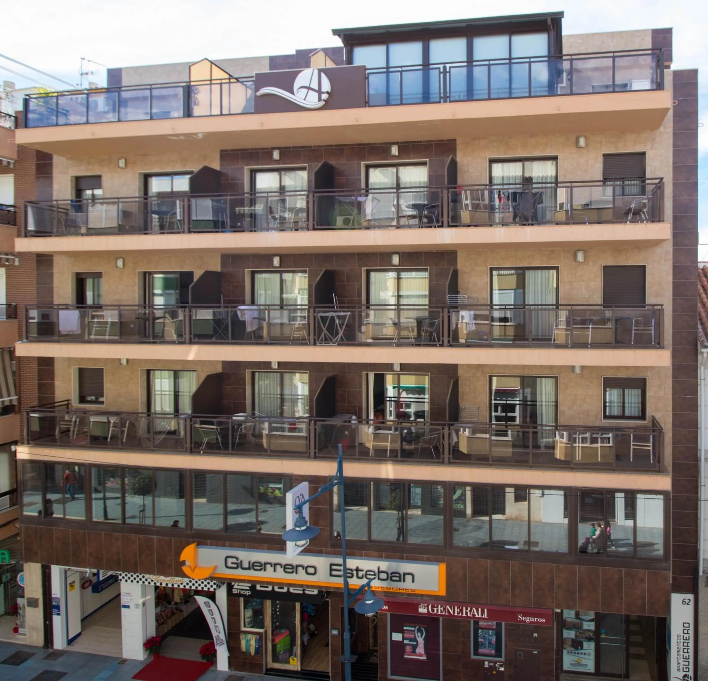 Facade/entrance in Apartamentos Guerrero