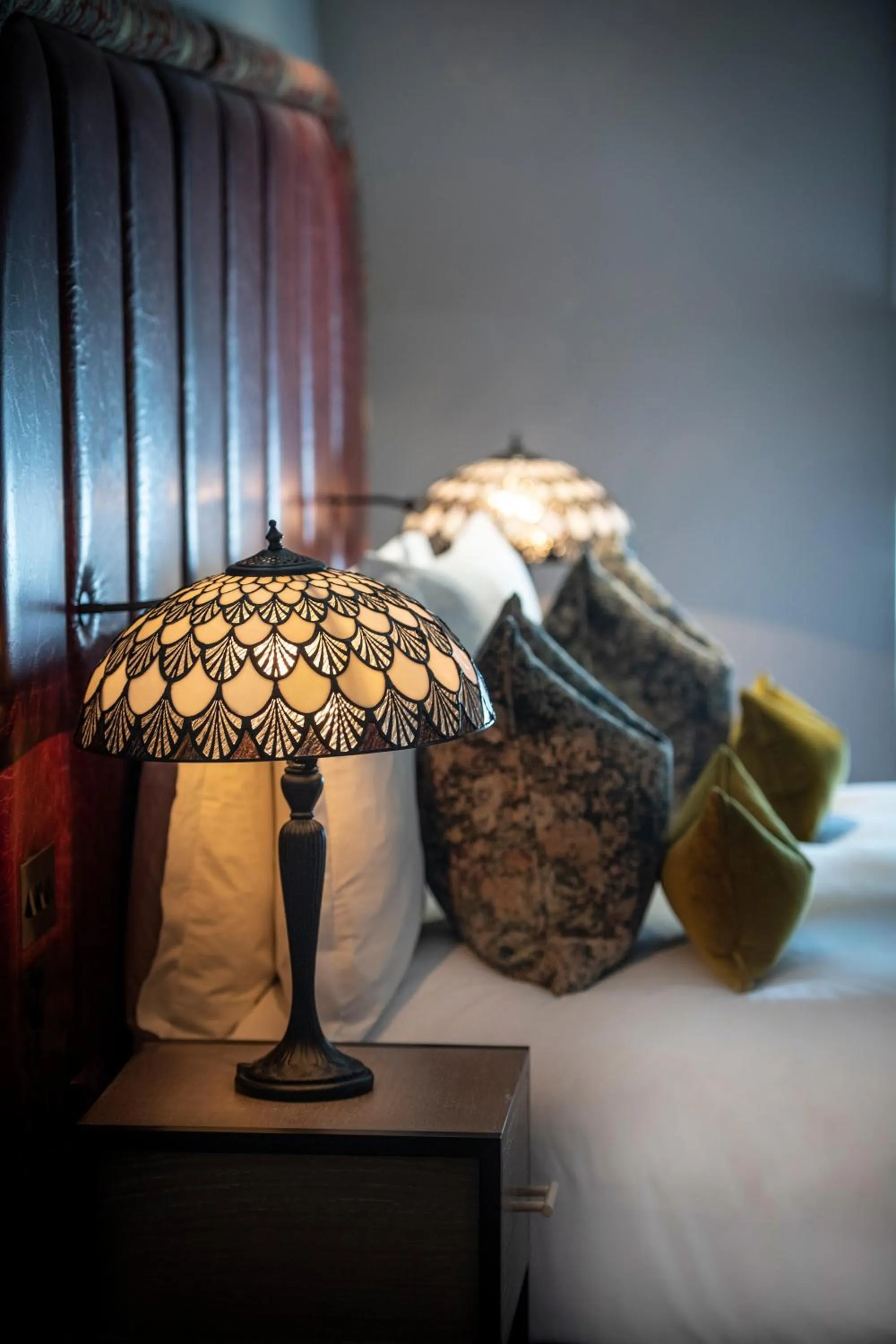 Decorative detail, Bed in The Bloomsbury Hotel