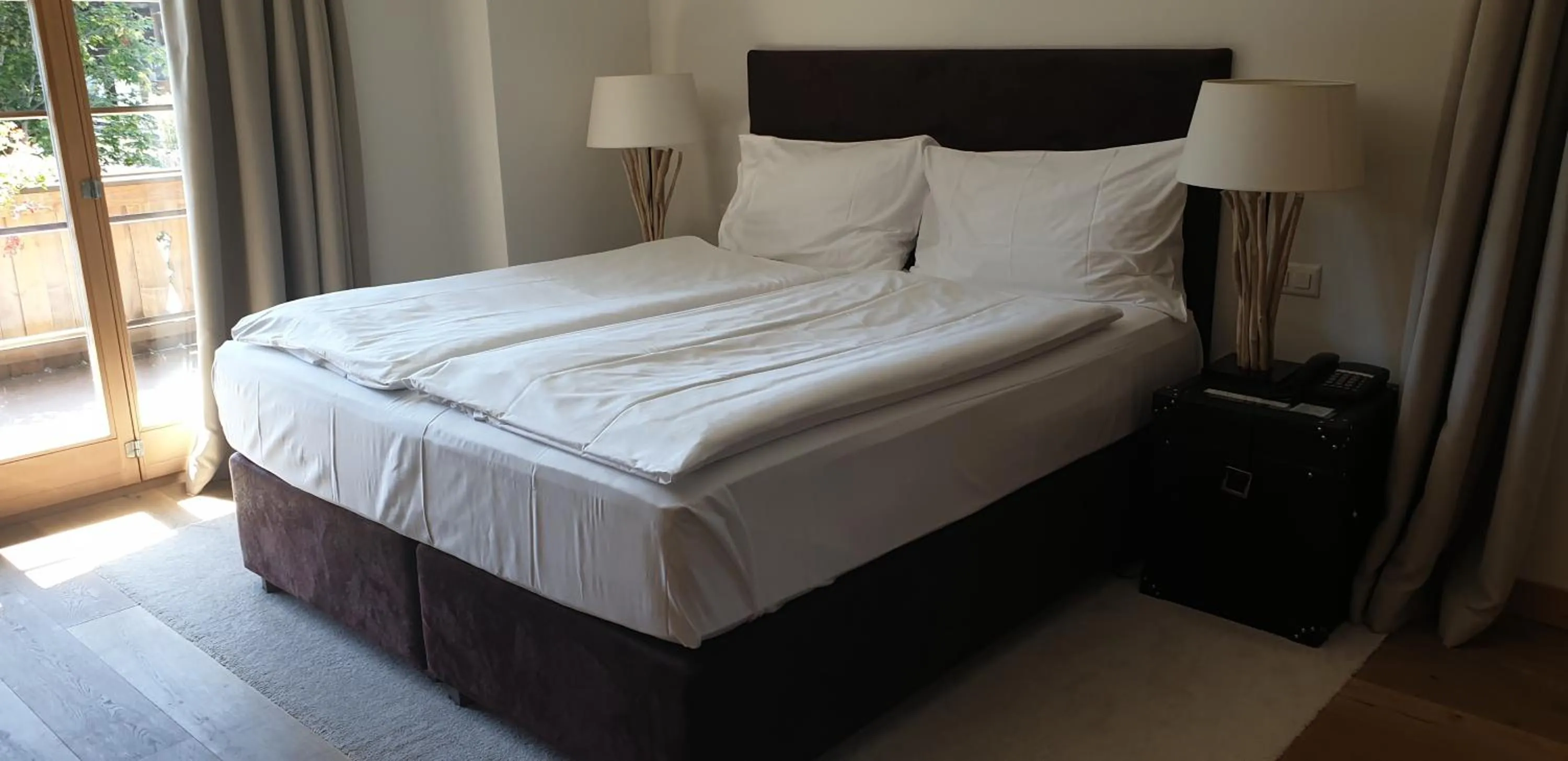 Bed in Hotel des Alpes Superieur