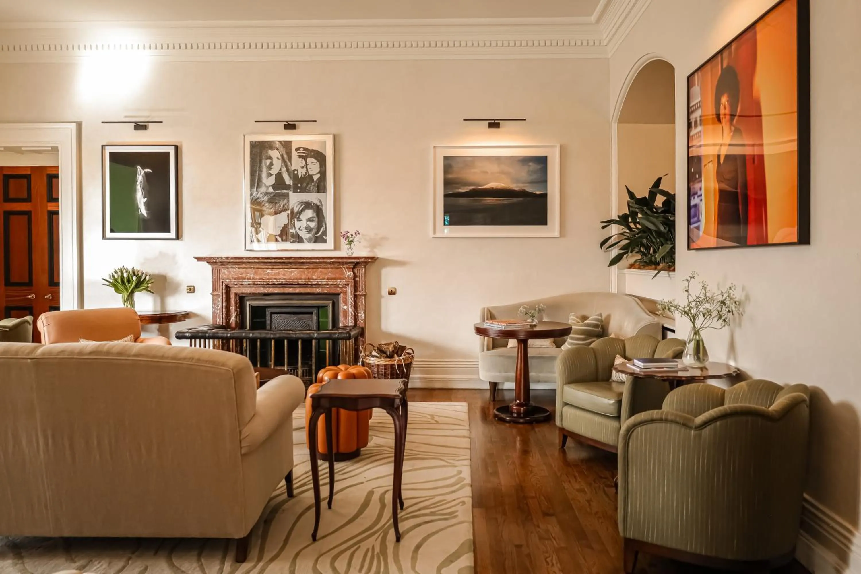 Living room in Park Hotel Kenmare
