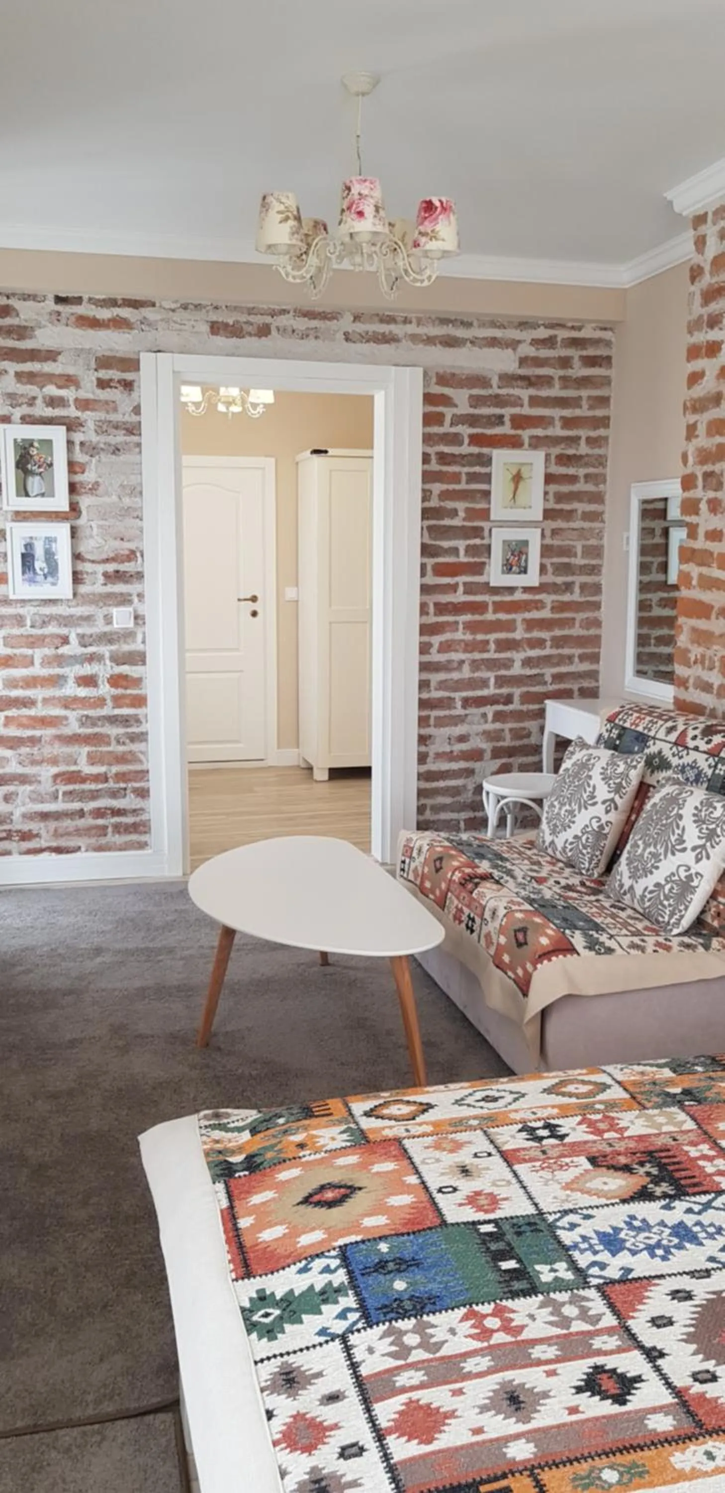 Seating area in Hotel Odeon