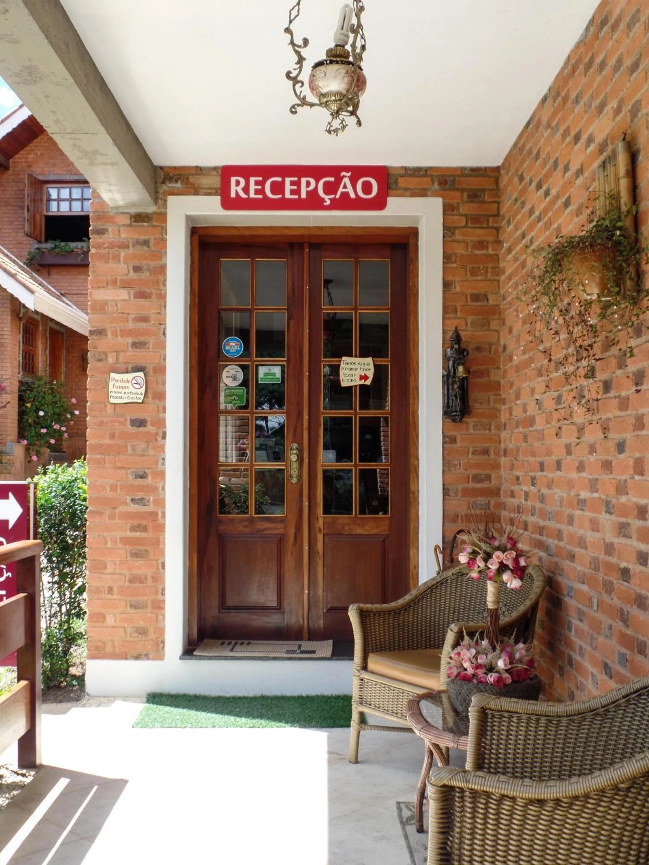 Lobby or reception in Pousada Suiça Mineira Centro